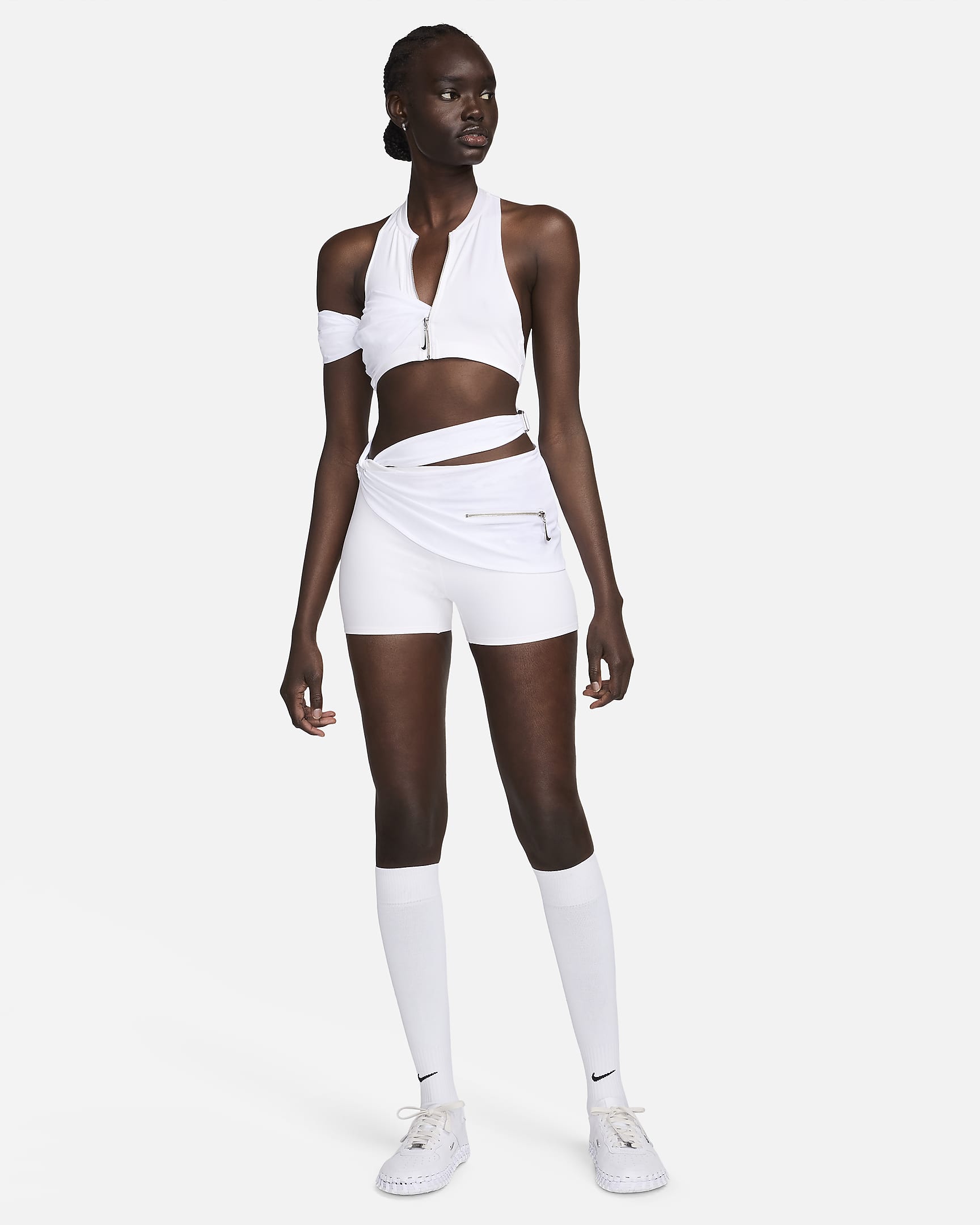 Nike x Jacquemus haltertop voor dames - Wit