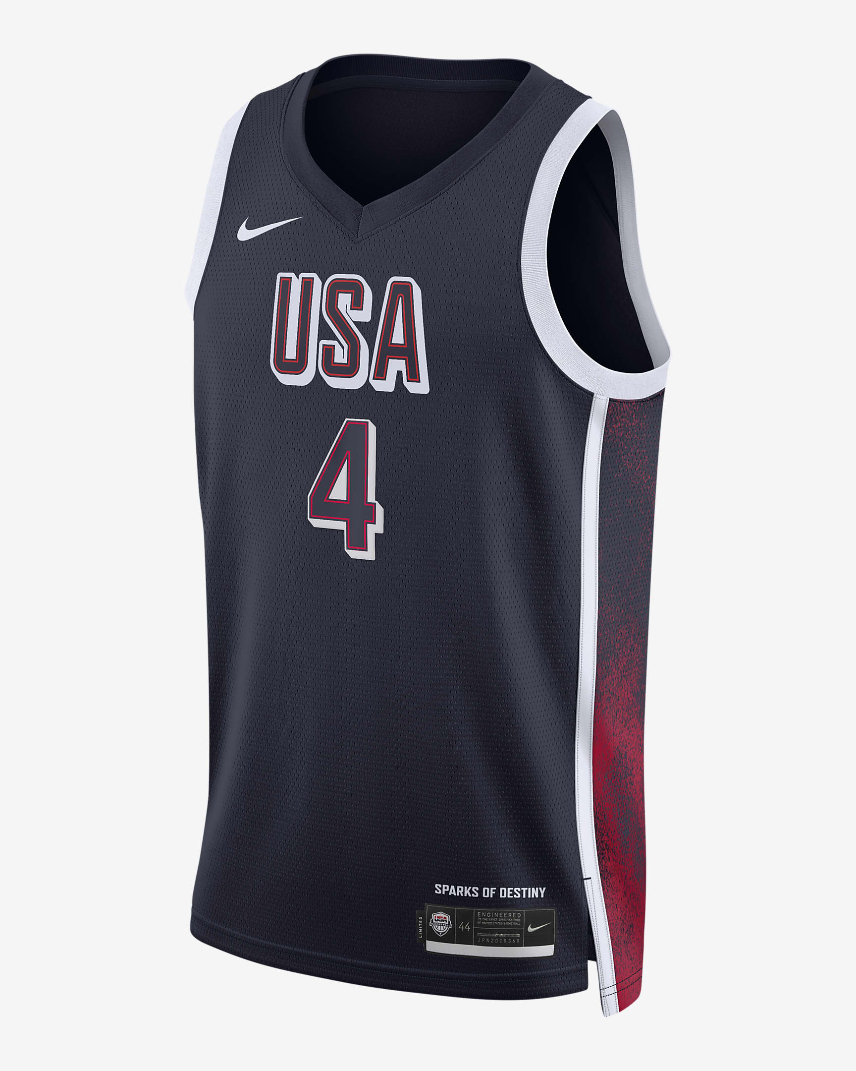 Stephen Curry Team USA USAB Limited Road Unisex Nike DriFIT Basketball