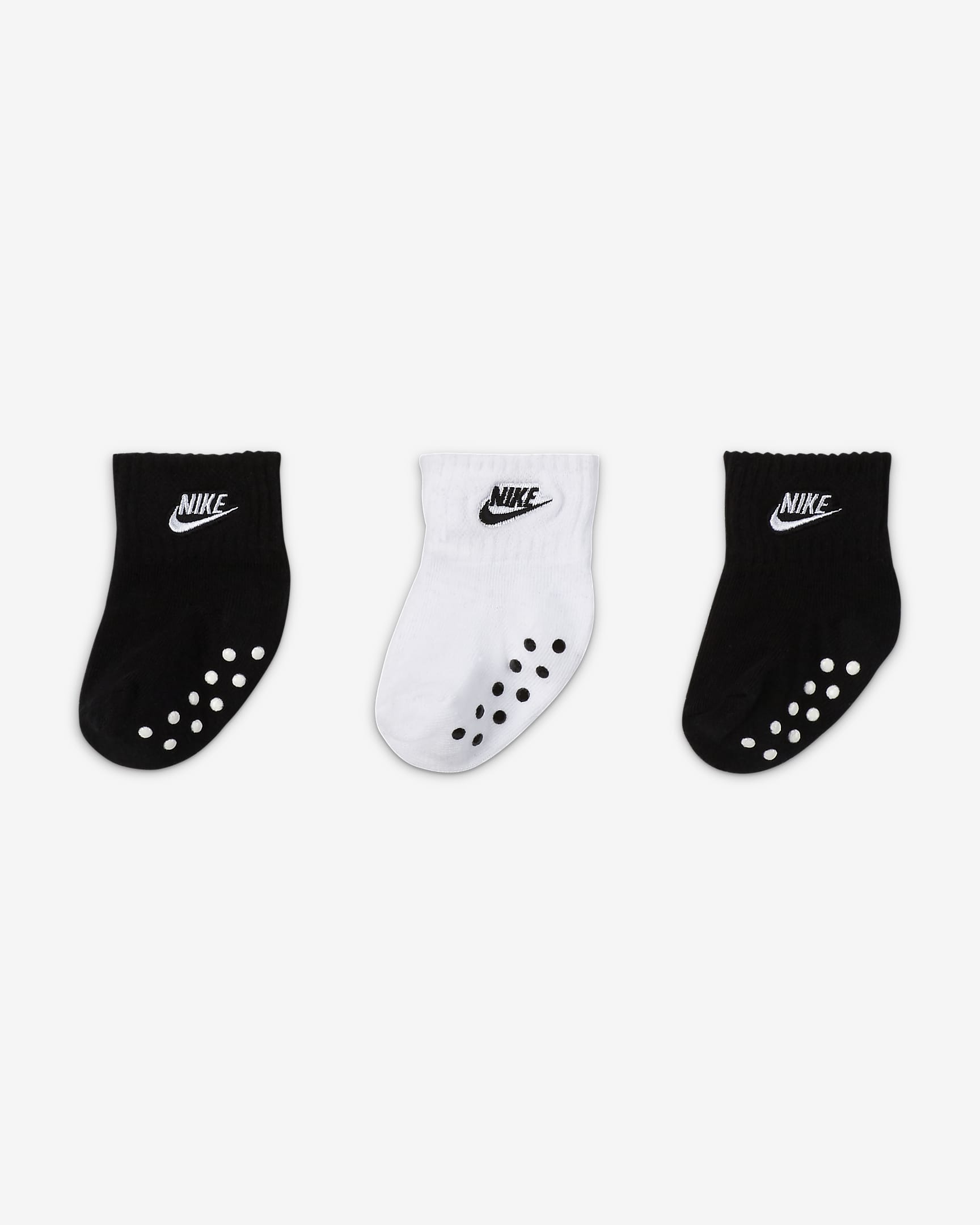 Nike Baby (6–12M) Gripper Ankle Socks (3 Pairs). Nike UK