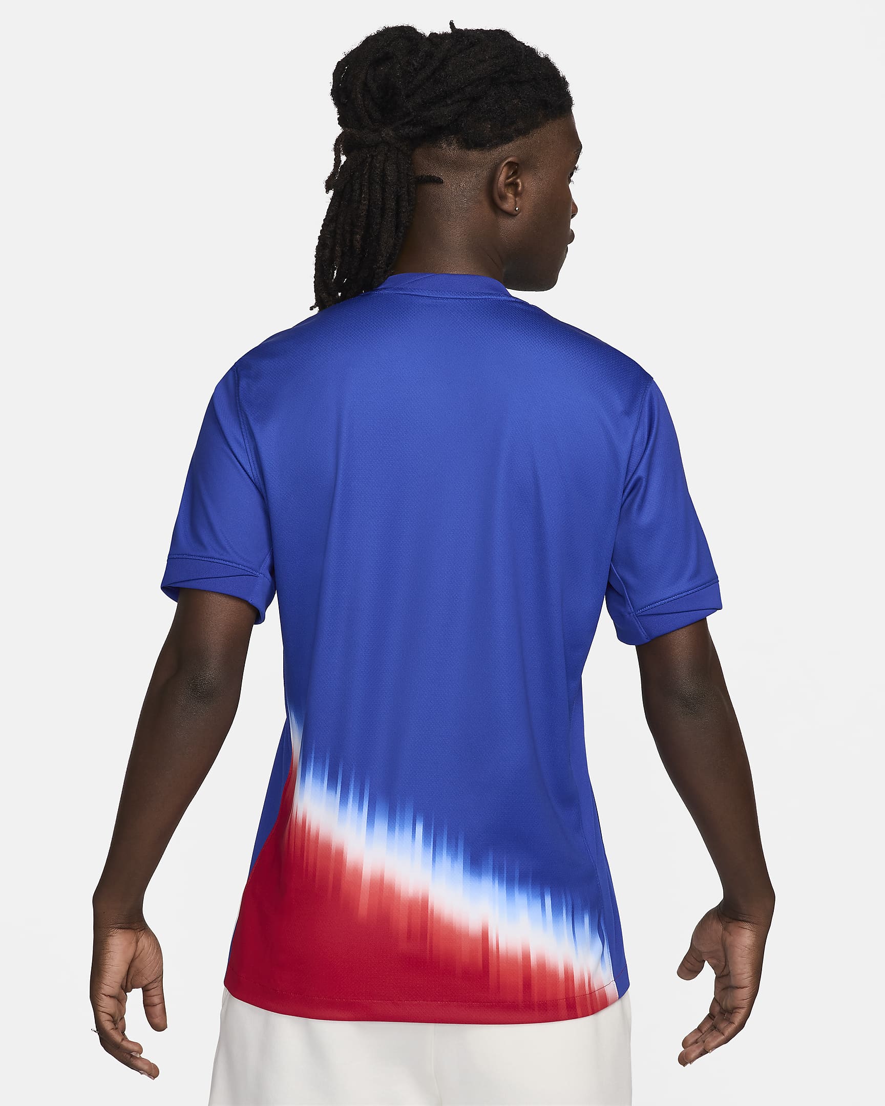 USMNT 2024 Stadium Away Nike Dri-FIT Replica-fodboldtrøje til mænd - Old Royal/Sport Red/hvid/hvid