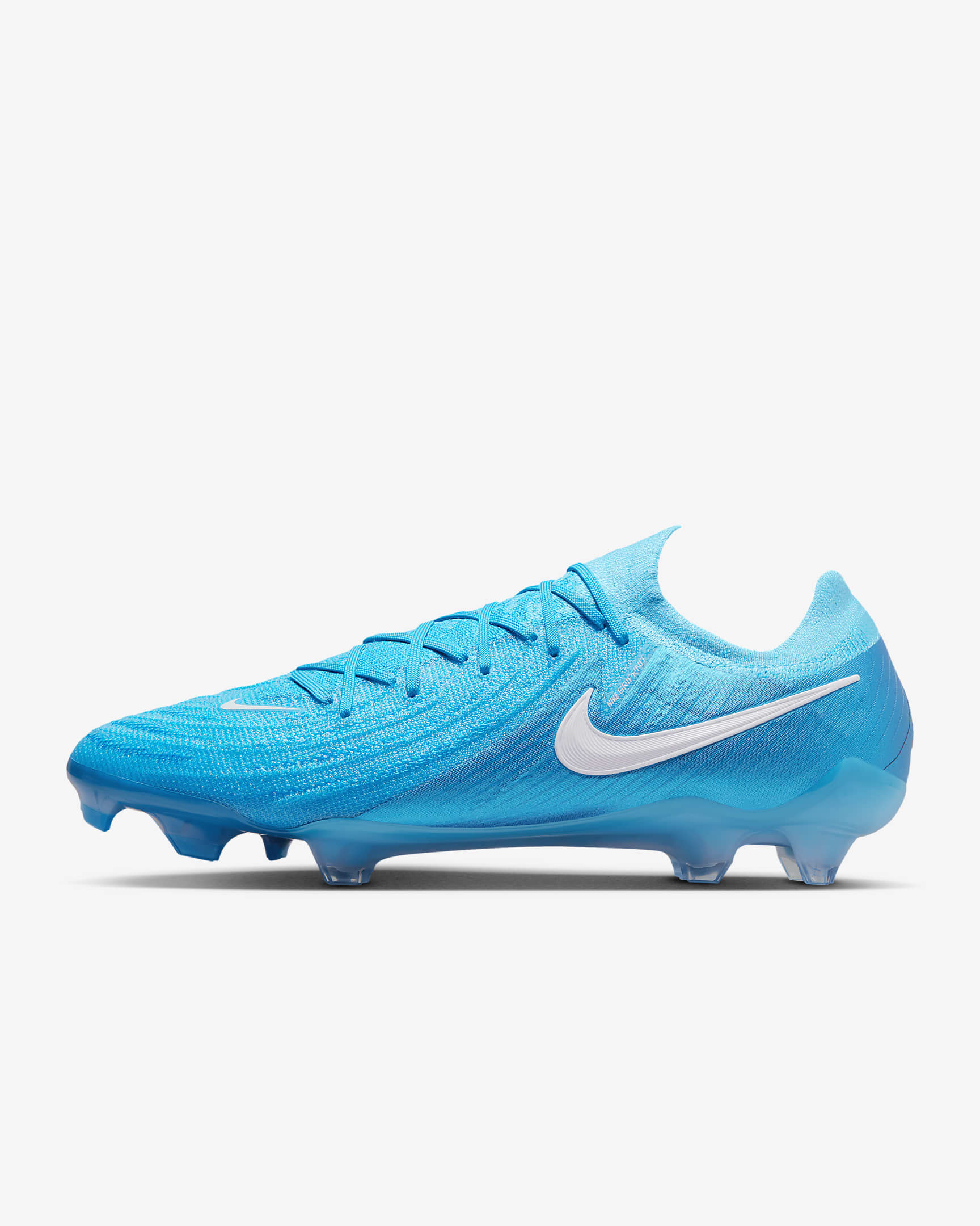 Chaussure de foot à crampons basse FG Nike Phantom GX 2 Elite - Blue Fury/Blanc