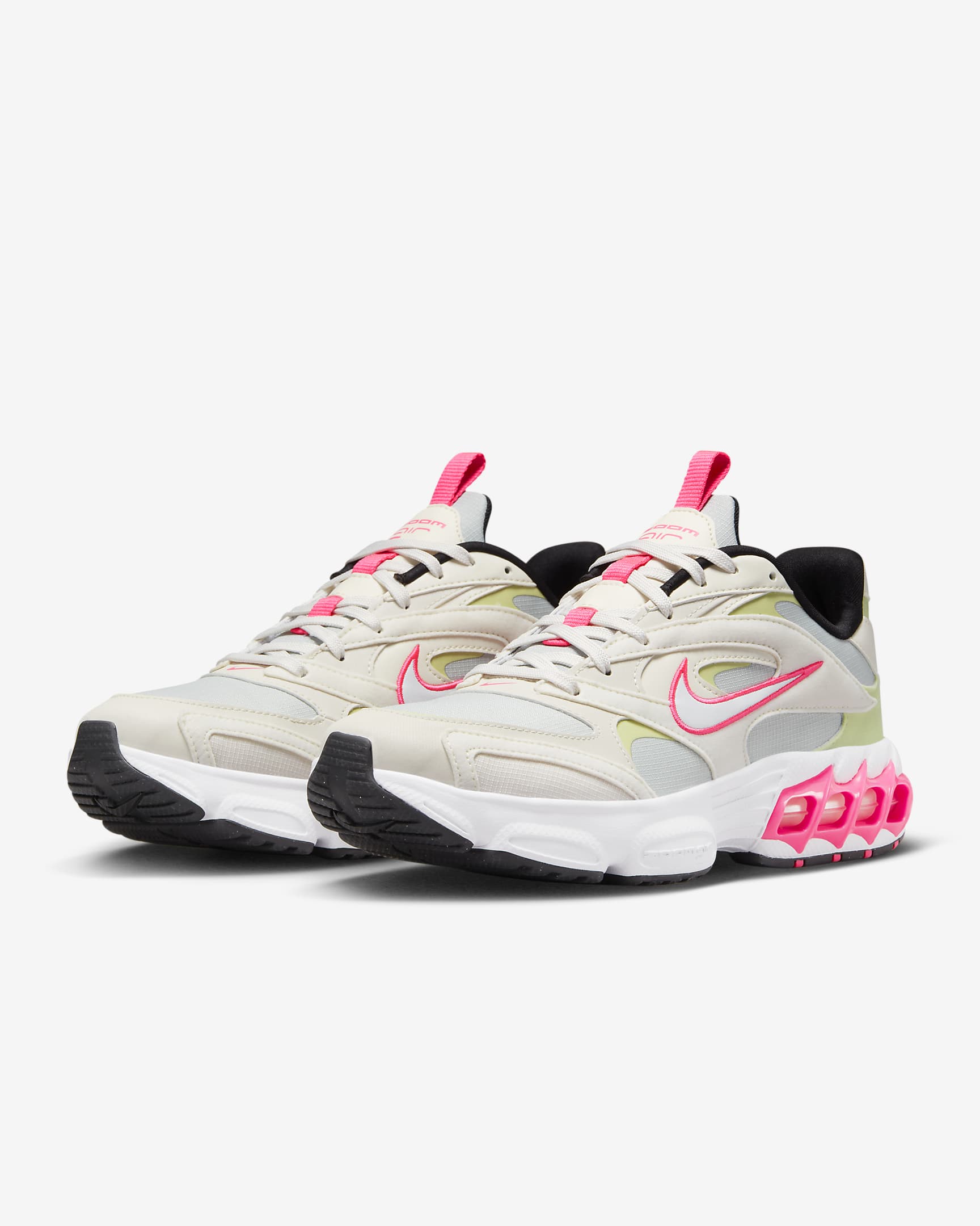 Nike Zoom Air Fire Women's Shoes - Light Silver/Hyper Pink/Olive Aura/White