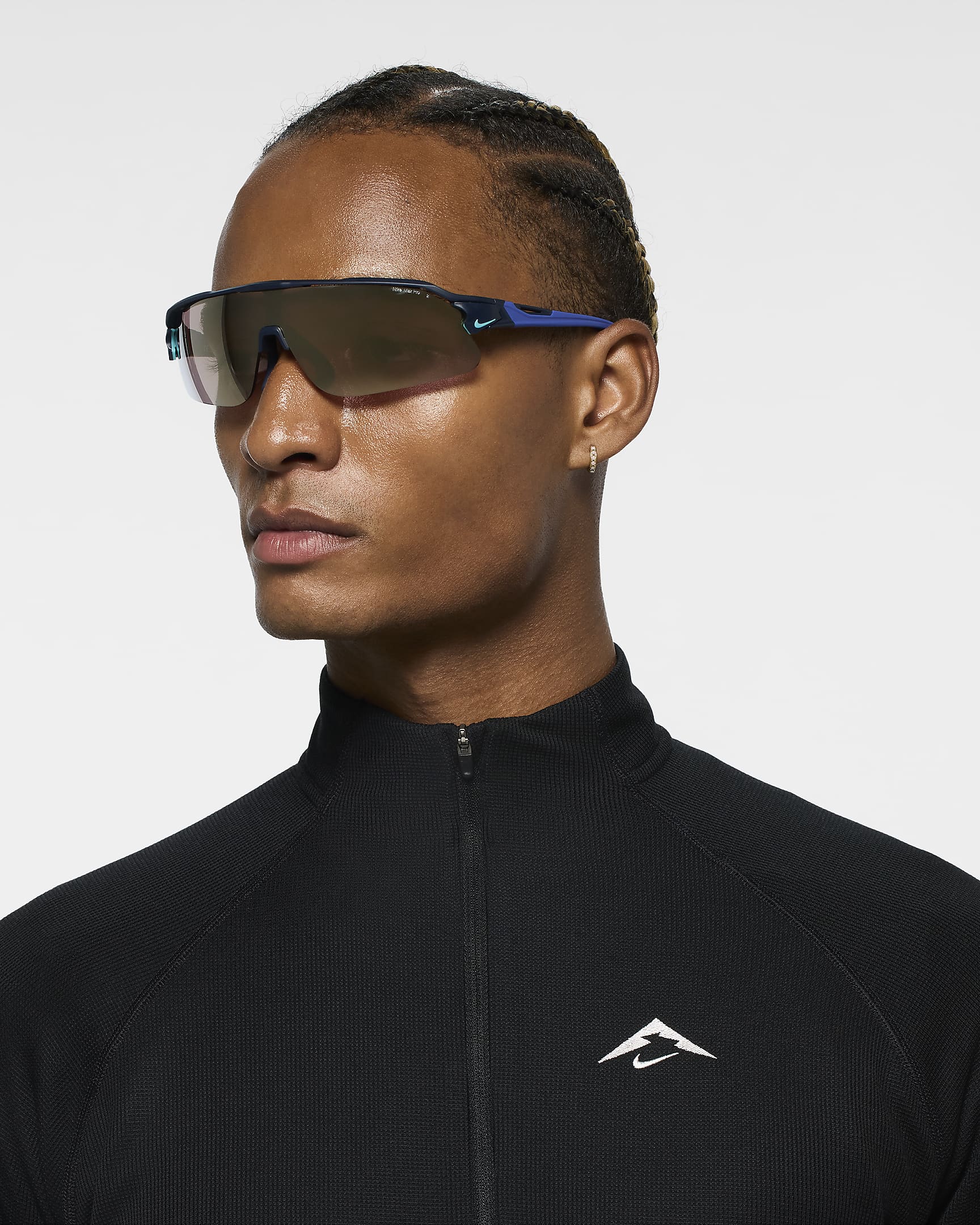 Nike Flyfree Shield Polarized Sunglasses - Obsidian