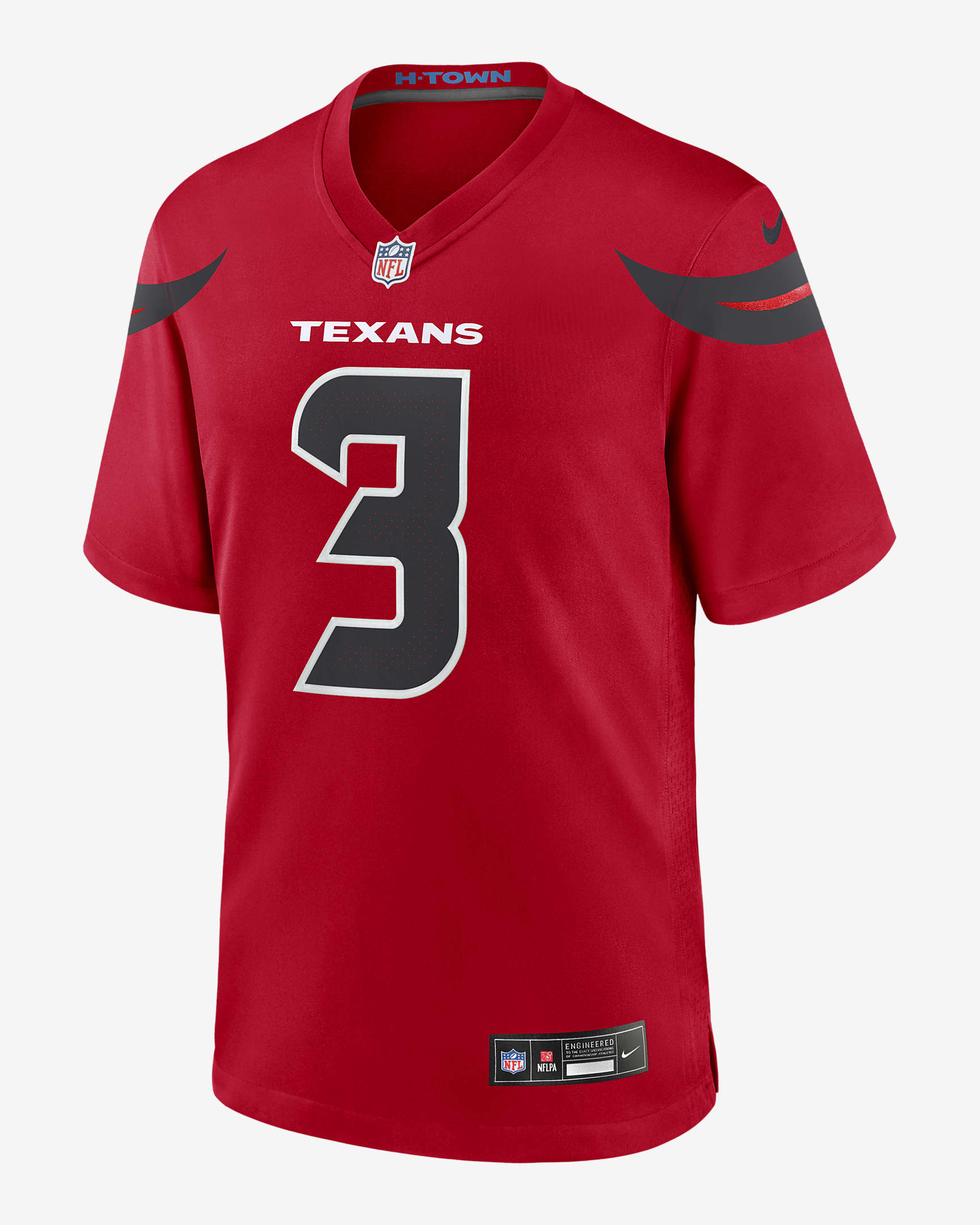 Tank Dell Houston Texans Men's Nike NFL Game Football Jersey - Red