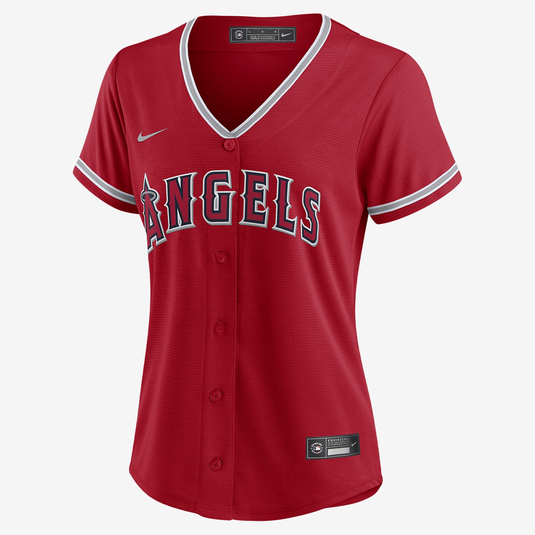 Jersey de béisbol Replica para mujer MLB Los Angeles Angels.