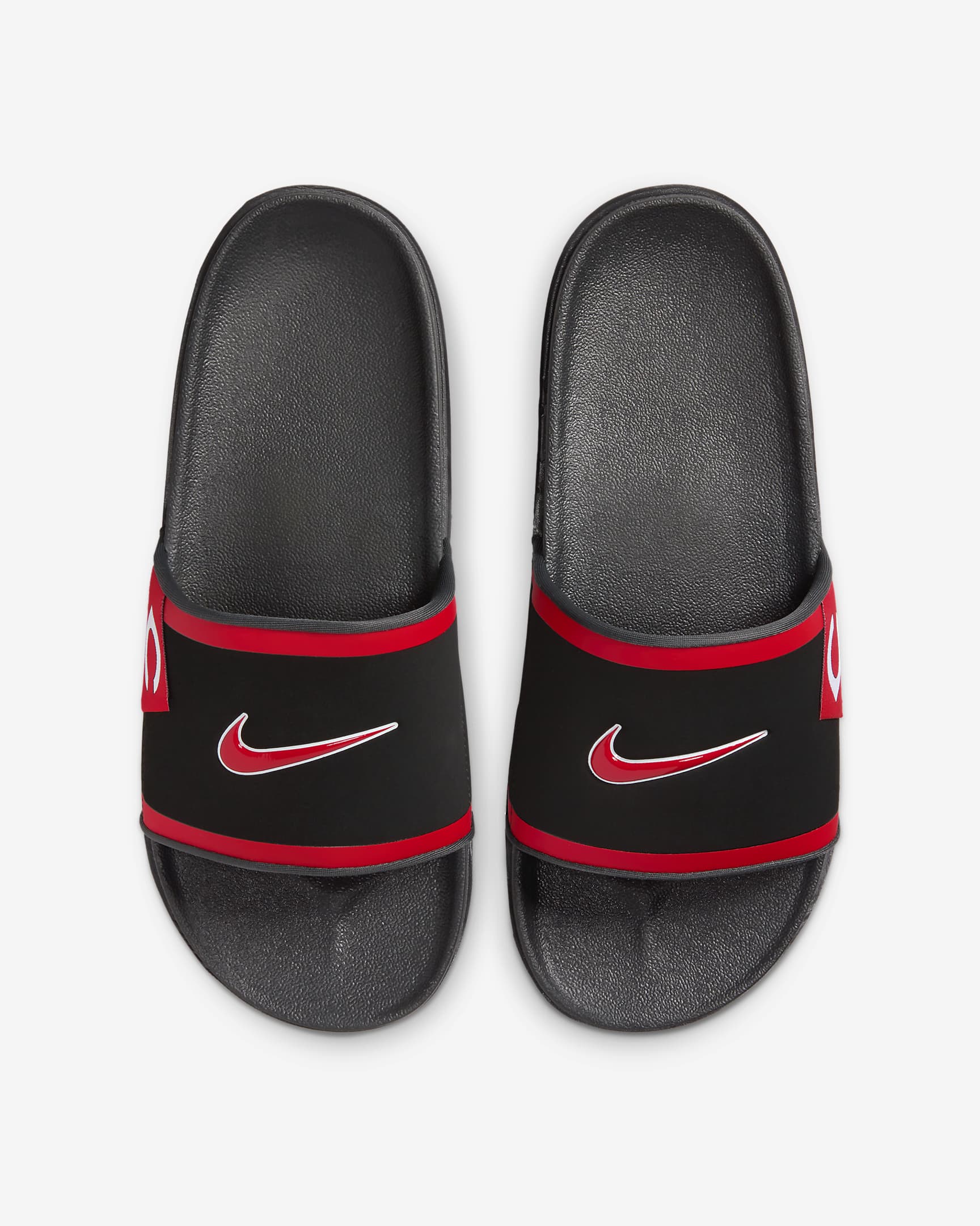 Nike Offcourt (Cincinnati Reds) Offcourt Slides - Black/Dark Smoke Grey/Sport Red