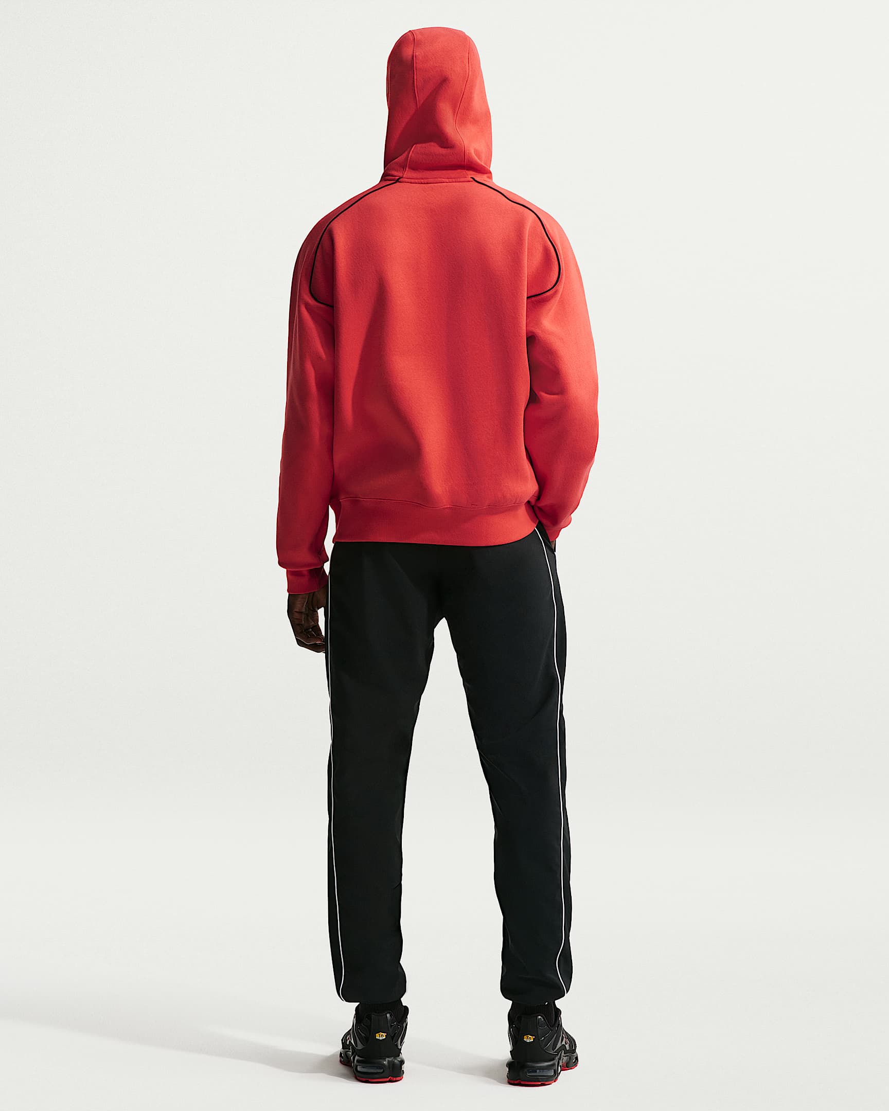 Pants de estilo funcional híbridos Nike Air para hombre - Negro/Negro/Blanco