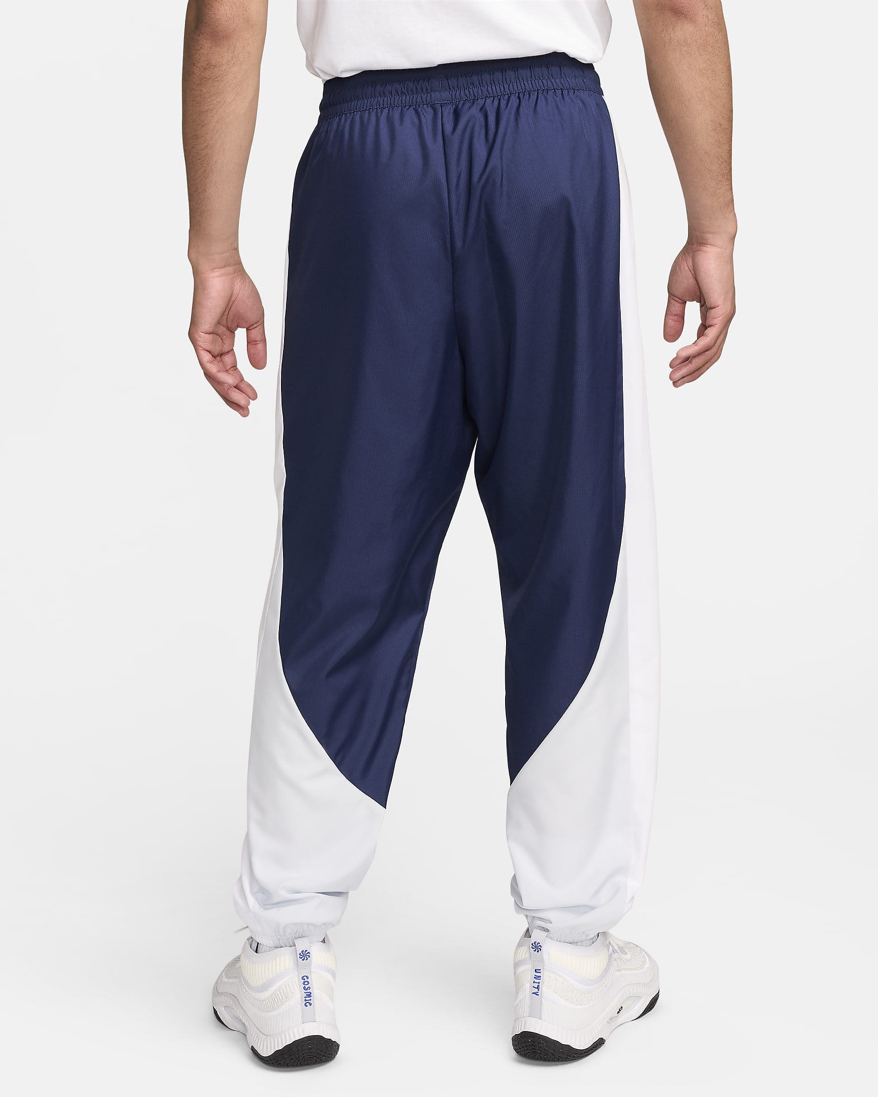 Nike Starting 5 Men's Basketball Trousers - Midnight Navy/Pure Platinum/White/White