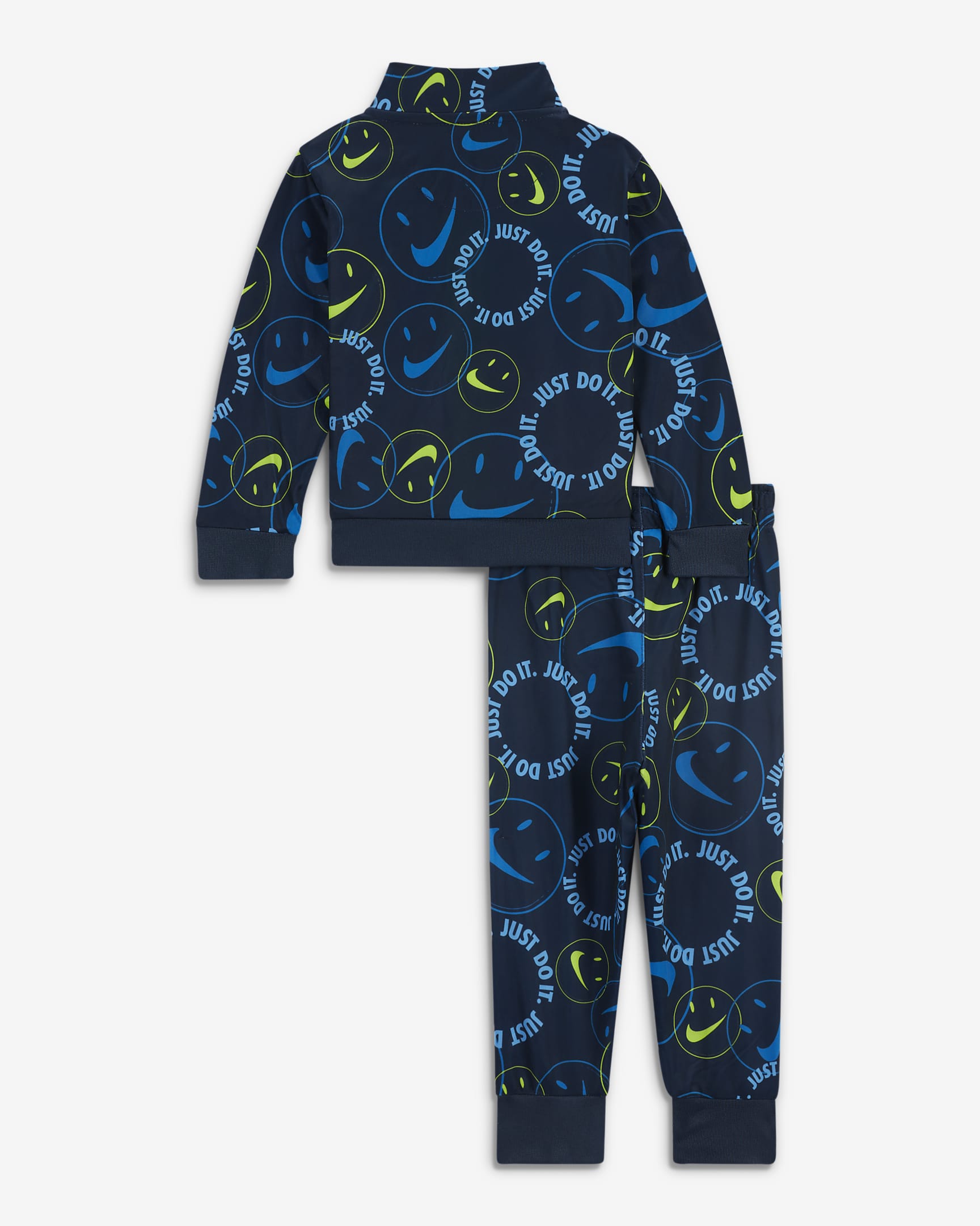 Nike Smiley Swoosh Printed Tricot Set Baby Tracksuit - Midnight Navy