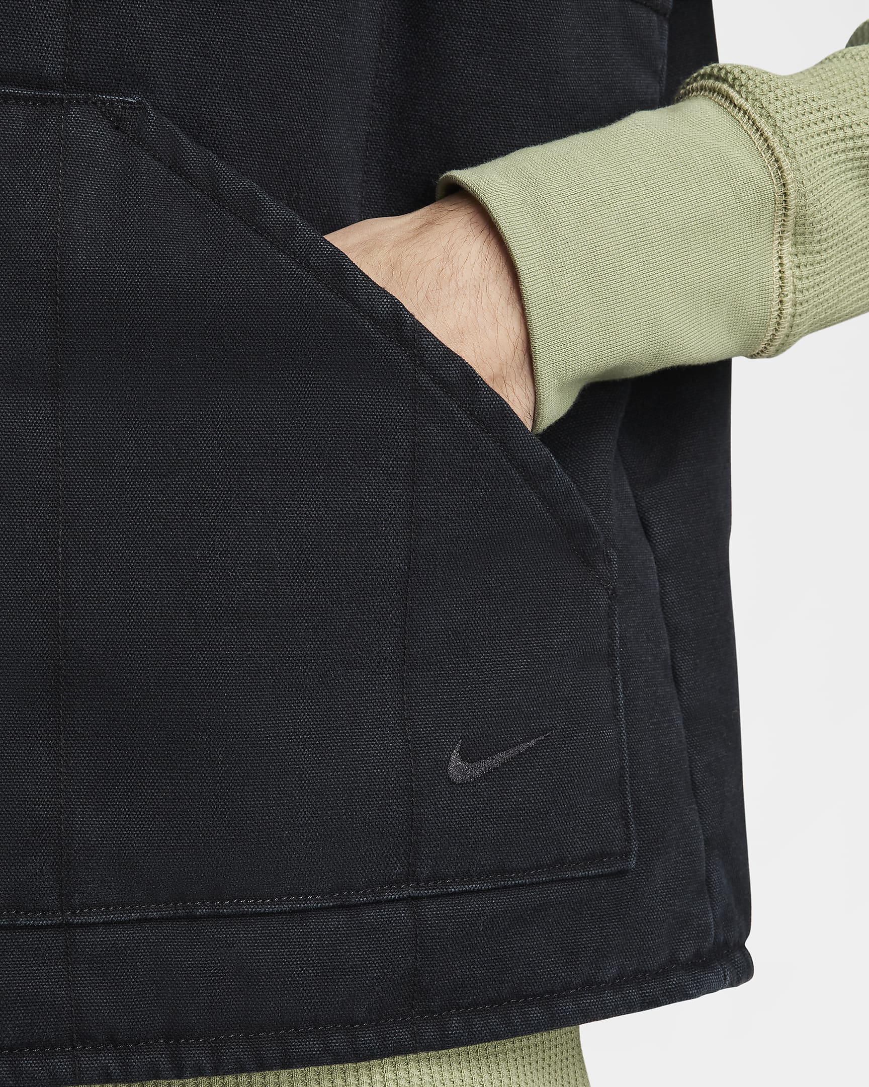 mens nike padded gilet