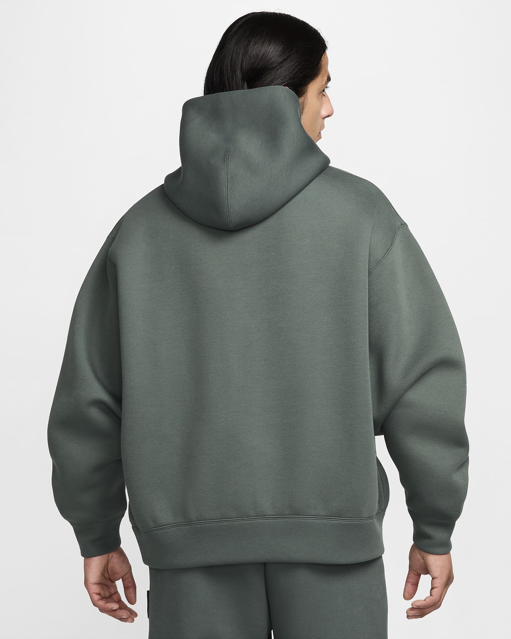 Nike Tech Reimagined Fleece Erkek Kapüşonlu Üstü - Vintage Green/Vintage Green