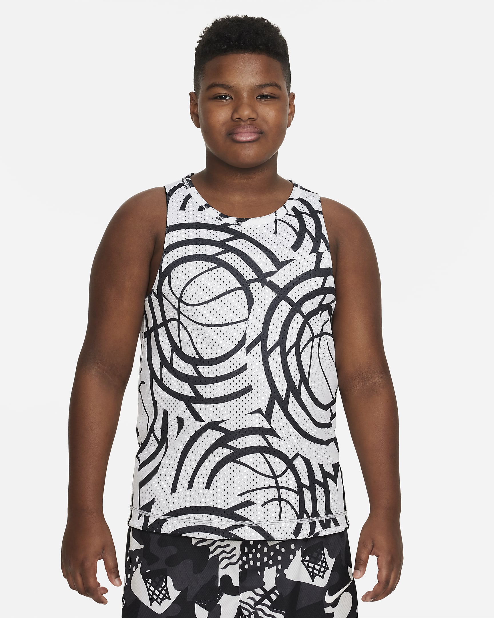 Nike Culture of Basketball Big Kids' (Boys') Reversible Basketball Jersey (Extended Size).