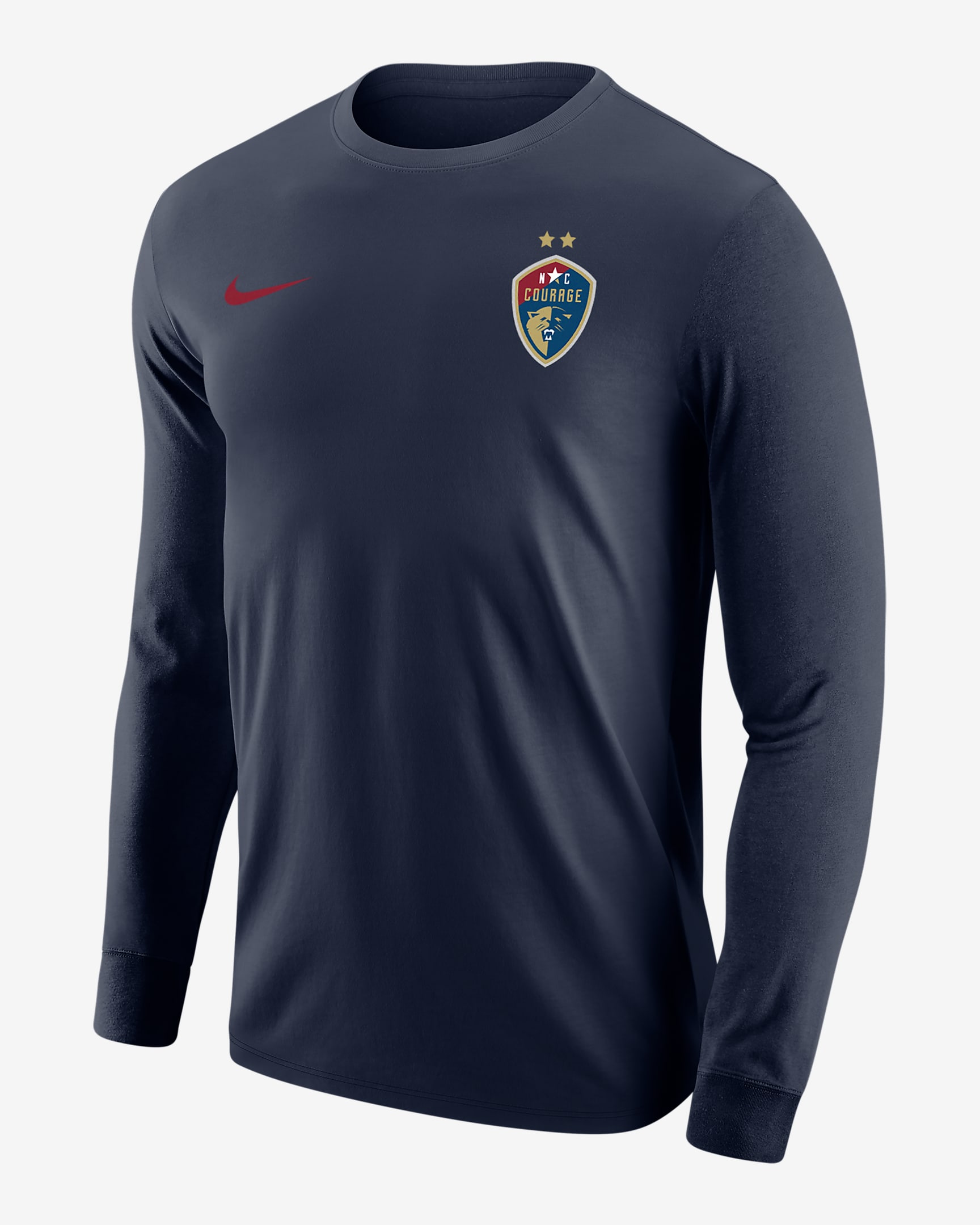 North Carolina Courage Men's Nike Soccer Long-Sleeve T-Shirt - Navy