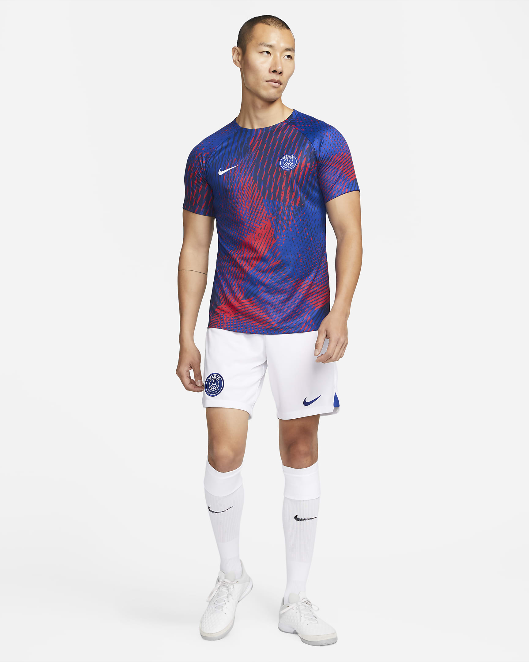 Paris Saint-Germain Men's Nike Dri-FIT Pre-Match Football Top. Nike NO