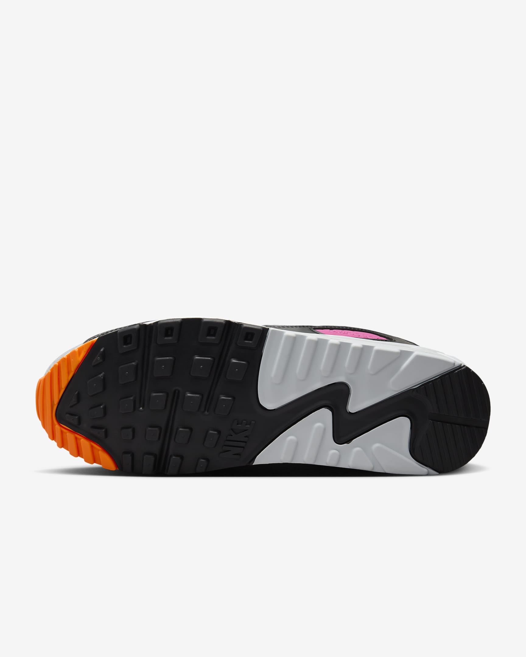 Calzado para hombre Nike Air Max 90 - Platino puro/Rosa alquimia/Naranja total/Gris azulado