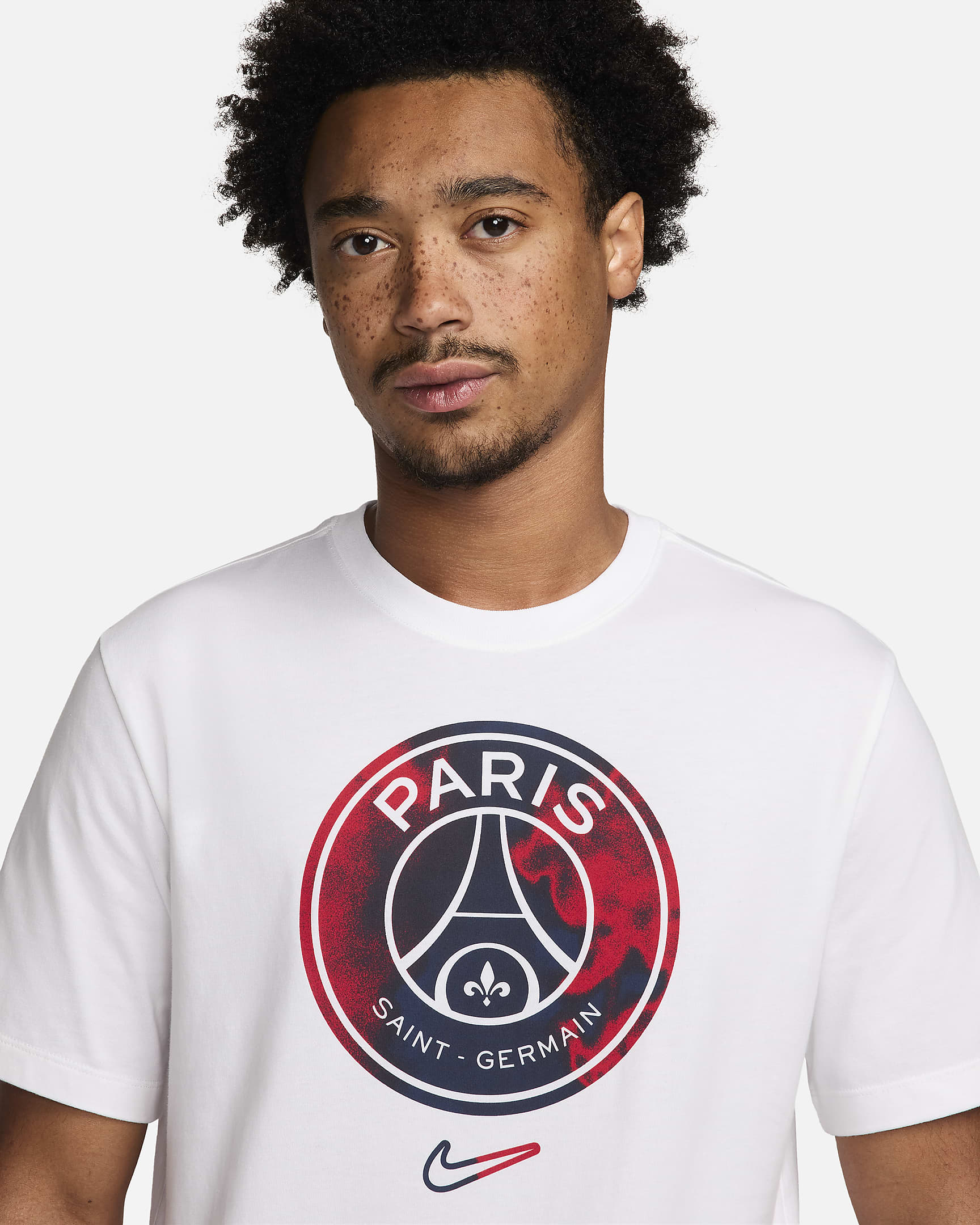 Paris Saint-Germain Men's Nike Football T-Shirt - White