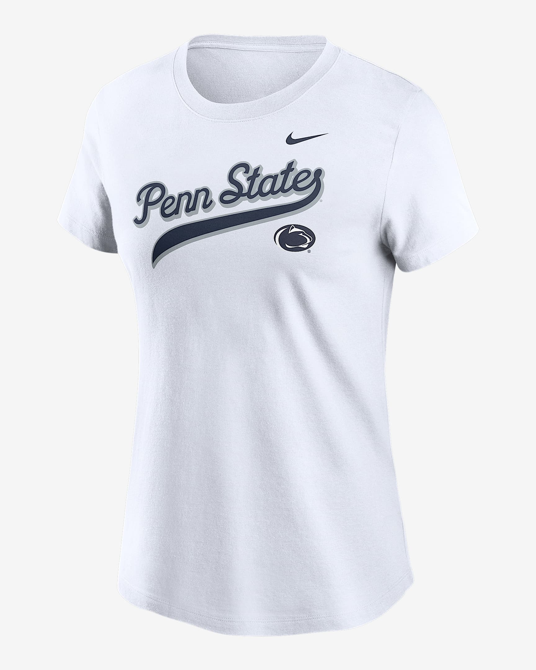 Penn State Athletic Prep Arch Local Script Women's Nike College T-Shirt - White