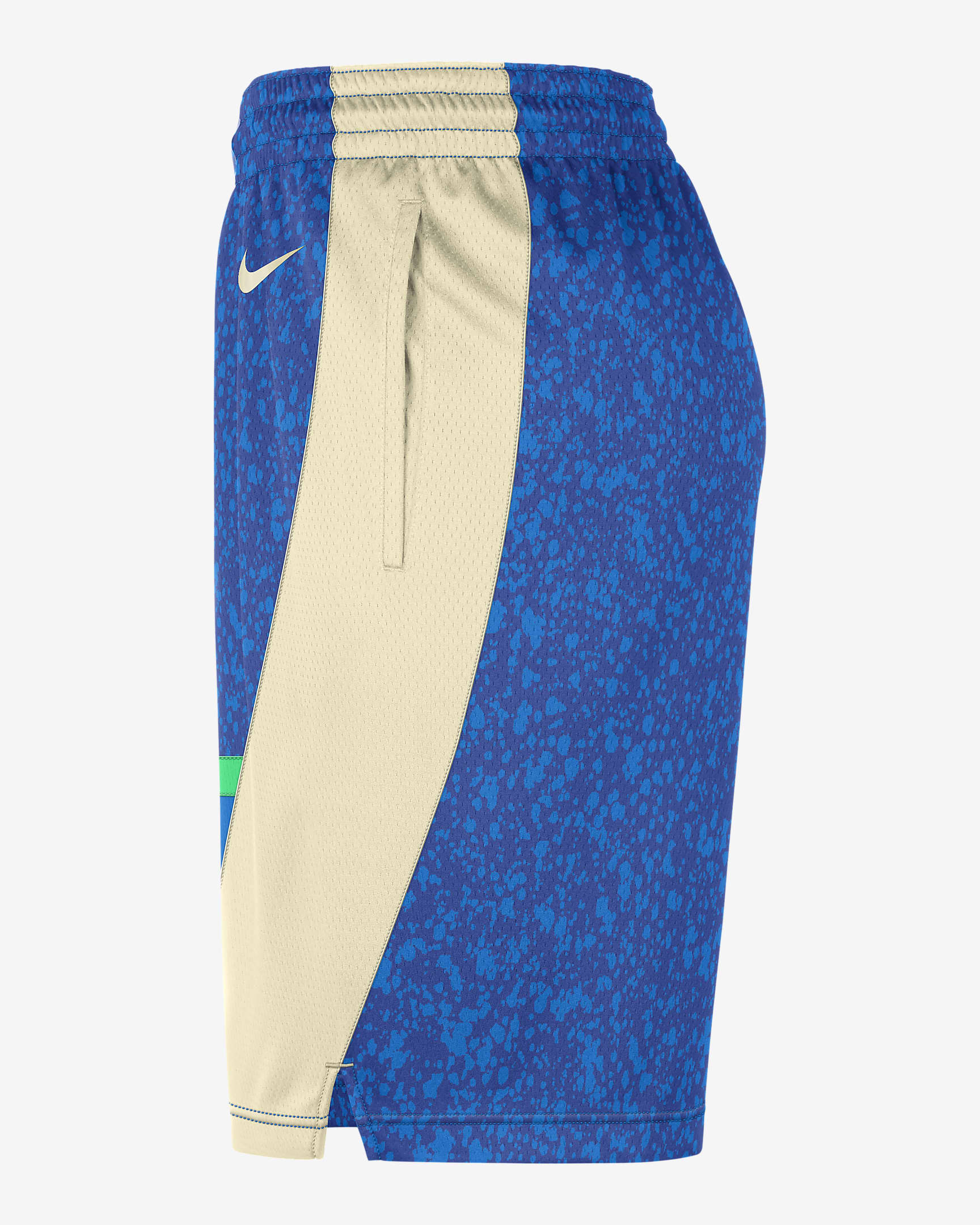 Milwaukee Bucks City Edition 2023/24 Men's Nike Dri-FIT NBA Swingman Shorts - Photo Blue/Flat Opal