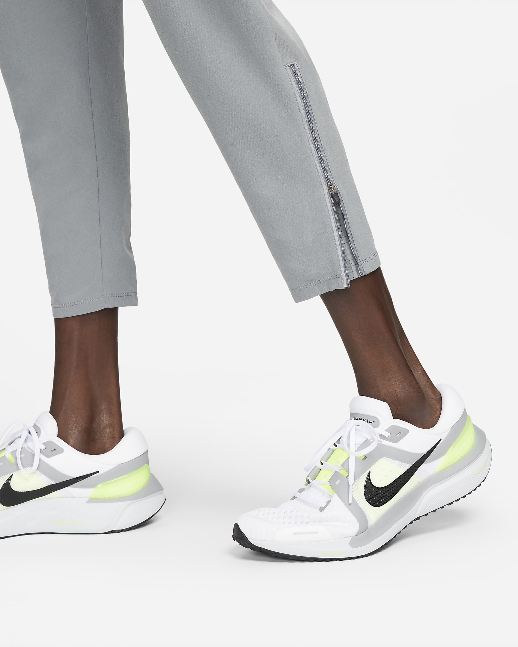 Calças de running entrançadas Dri-FIT Nike Phenom para homem - Cinzento Smoke