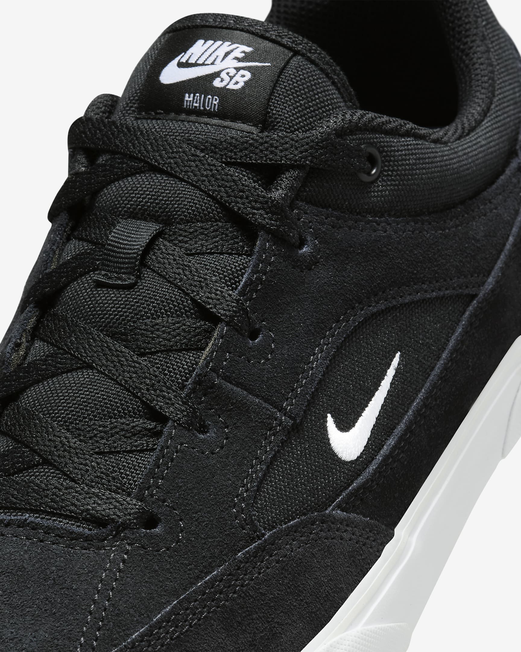 Nike SB Malor Zapatillas - Hombre - Negro/Negro/Blanco/Blanco