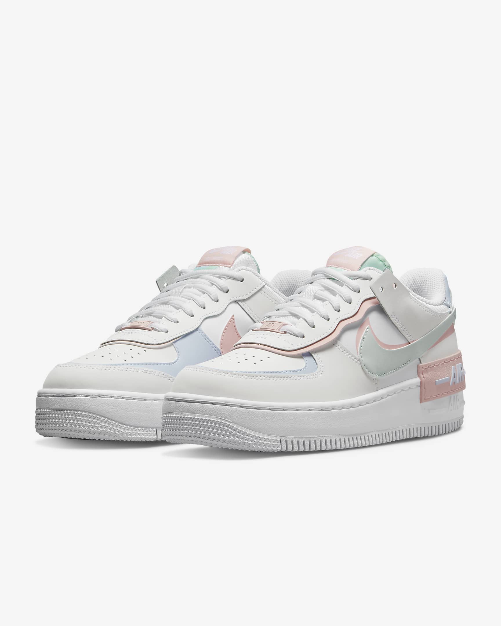 Nike Air Force 1 Shadow Sabatilles - Dona - Blanc/Mint Foam/Football Grey/Atmosphere