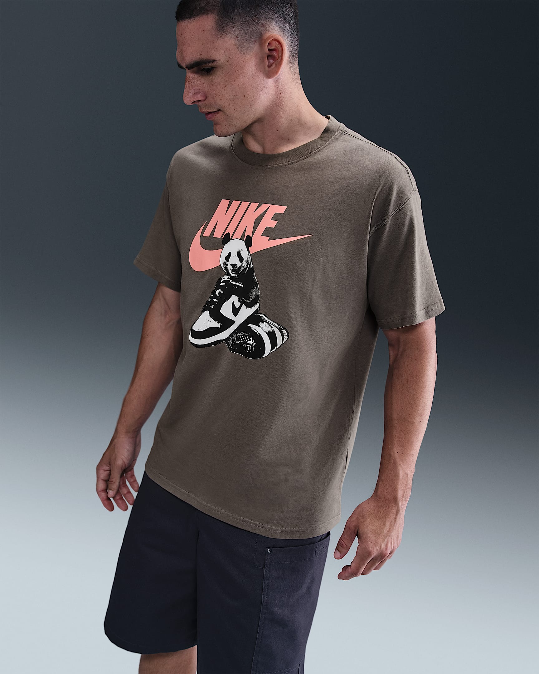 Nike Sportswear "Dunk" Men's T-Shirt - Cave Stone