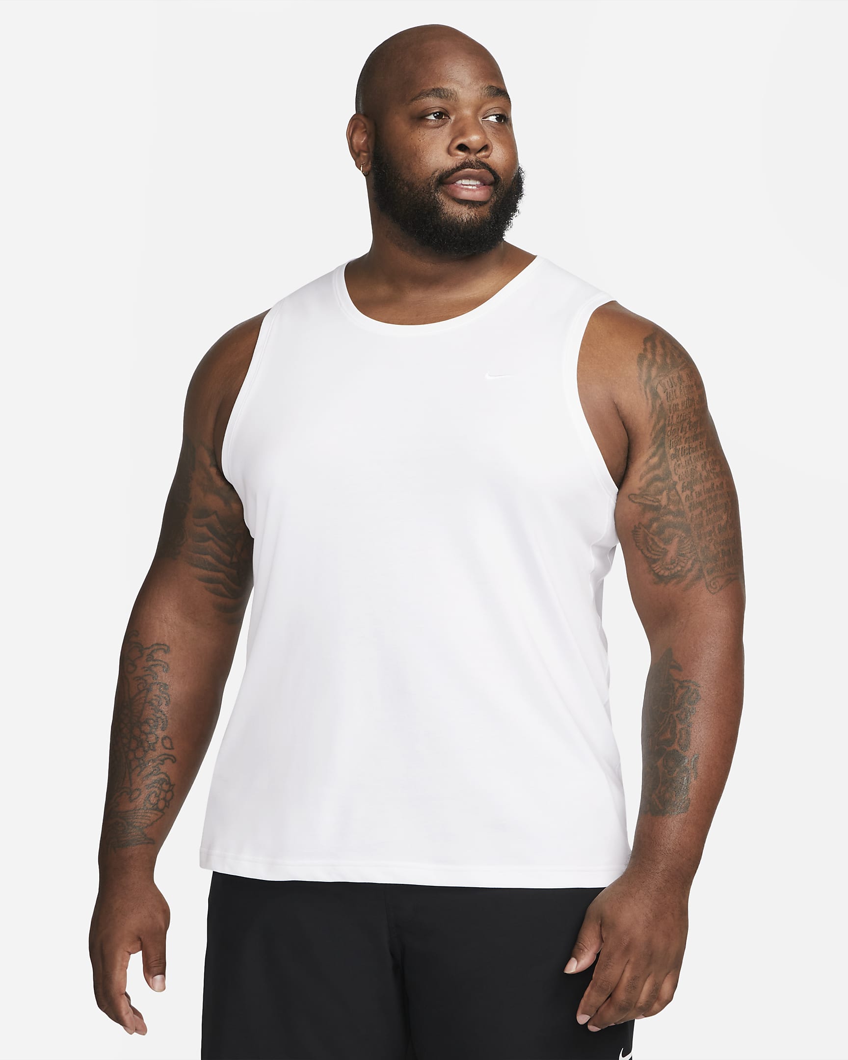 Nike Primary Men's Dri-FIT Versatile Tank Top - White/White