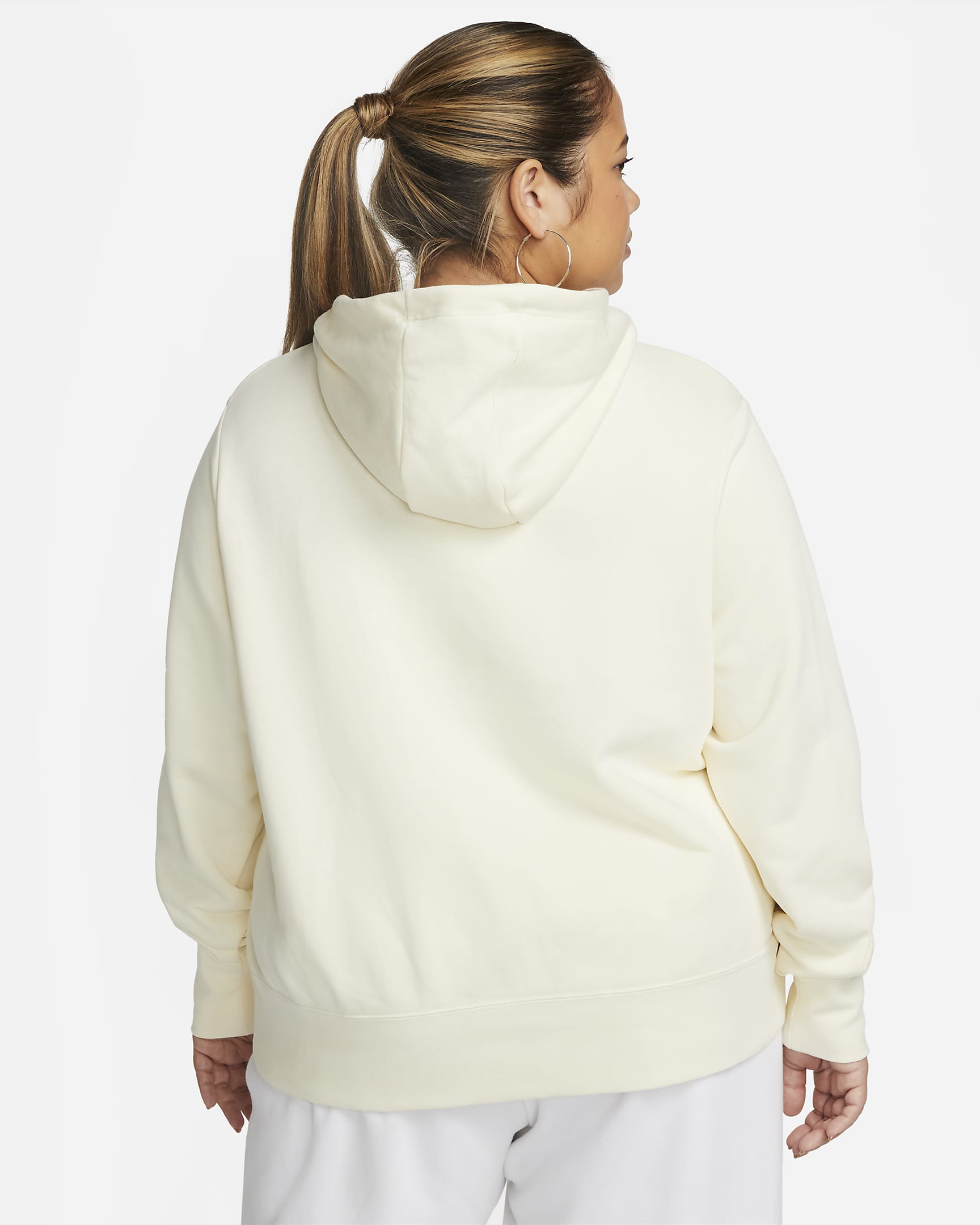 Nike Sportswear Club Fleece Women's Funnel-Neck Hoodie (Plus Size). Nike IE