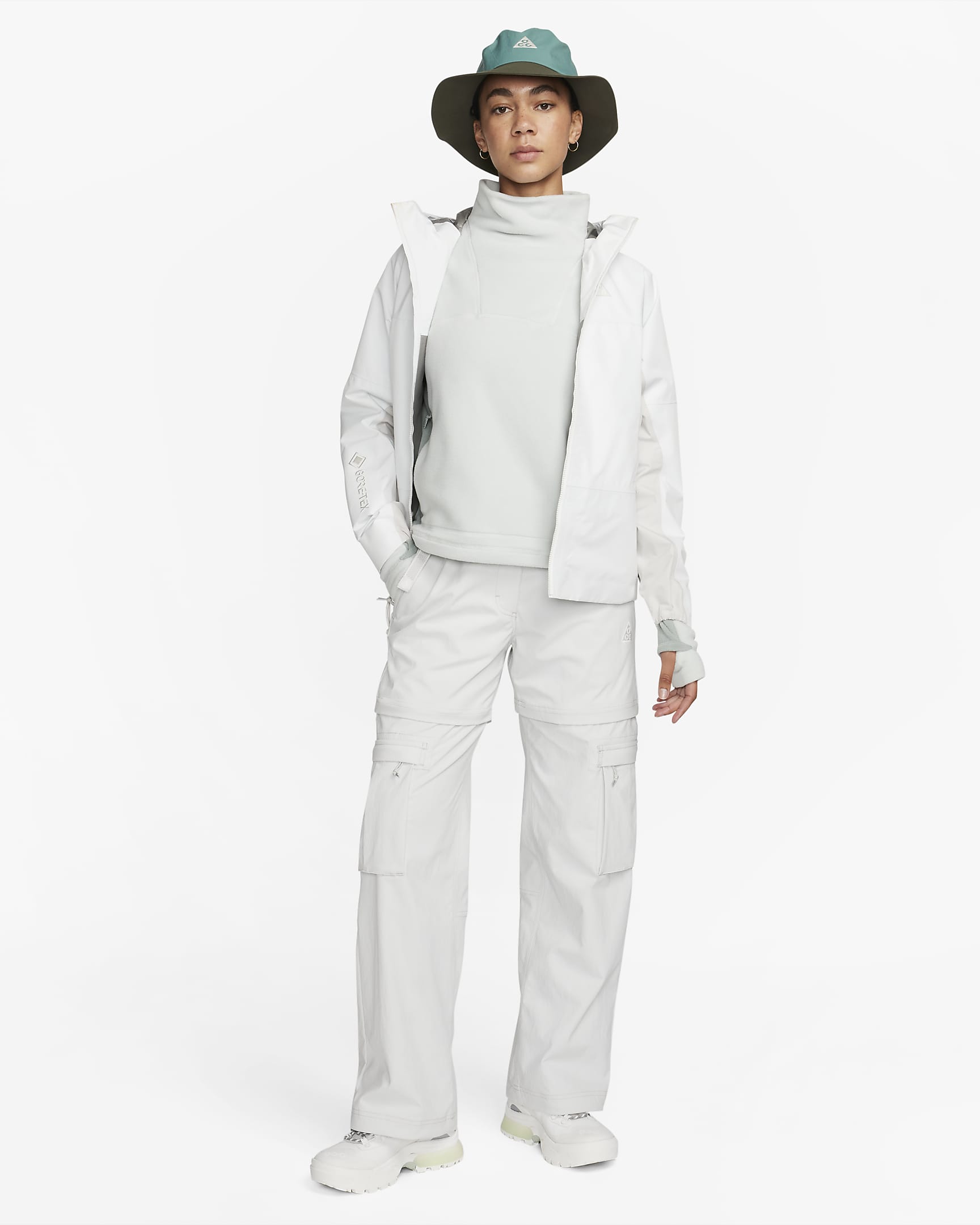 Nike ACG 'Smith Summit' Women's Zip-Off Trousers - Photon Dust/Summit White