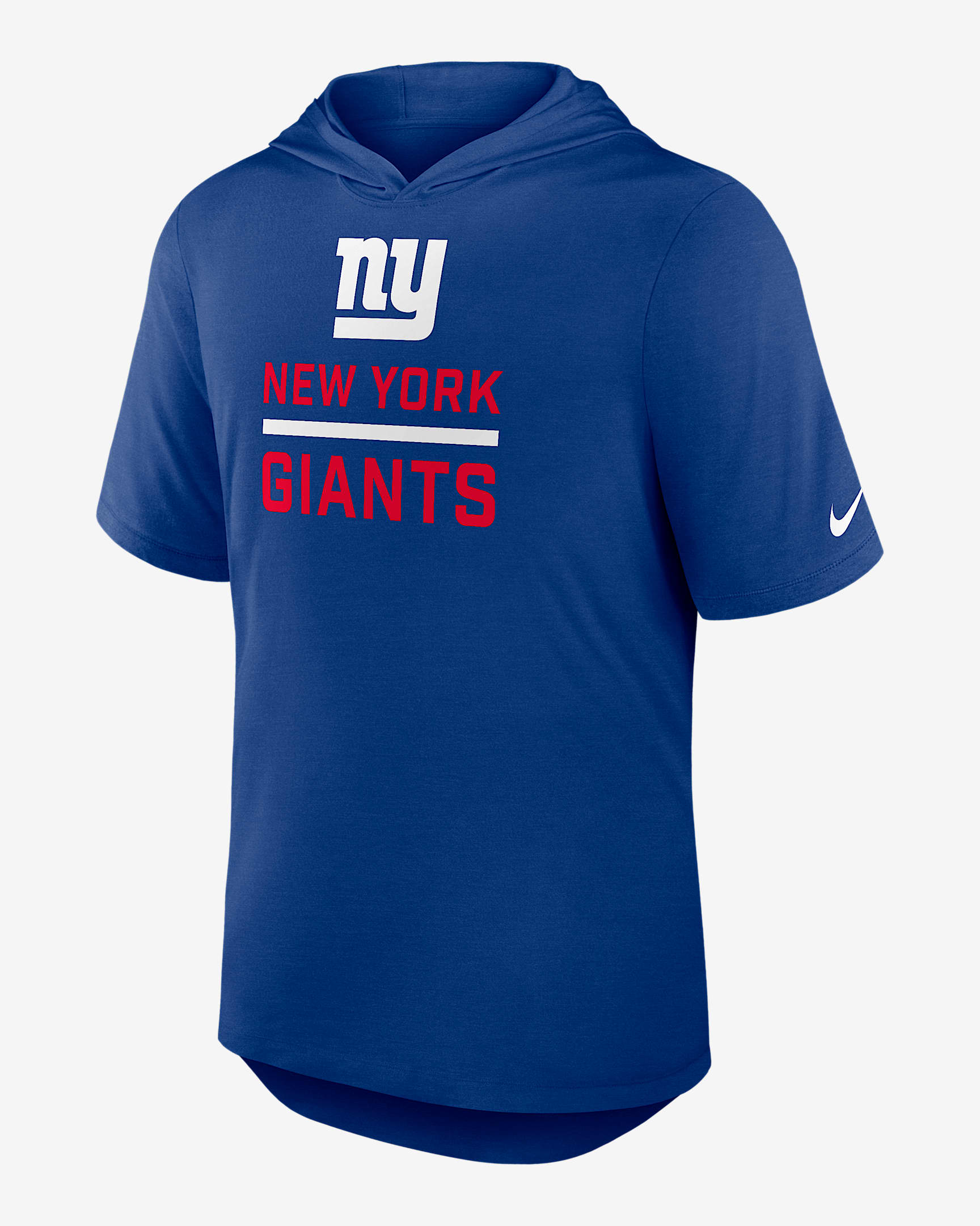 New York Giants Men's Nike Dri-FIT NFL Hooded T-Shirt - Royal