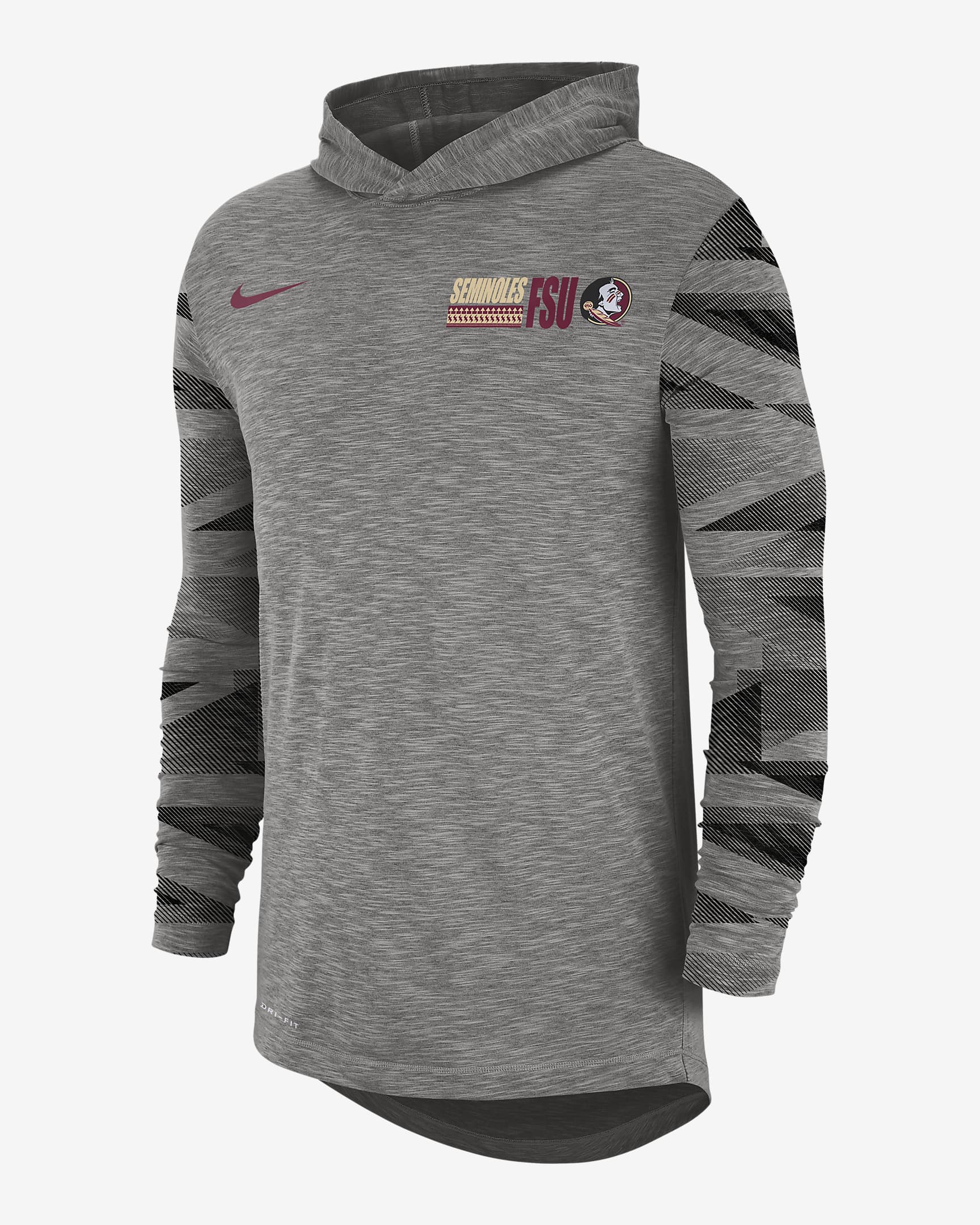 Nike College Dri-FIT (Florida State) Men's Long-Sleeve Hooded T-Shirt ...