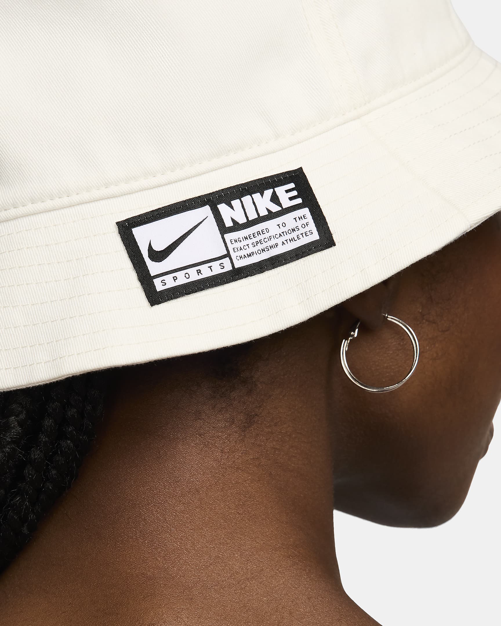 Nike Apex Reversible Bucket Hat - Sail/Black