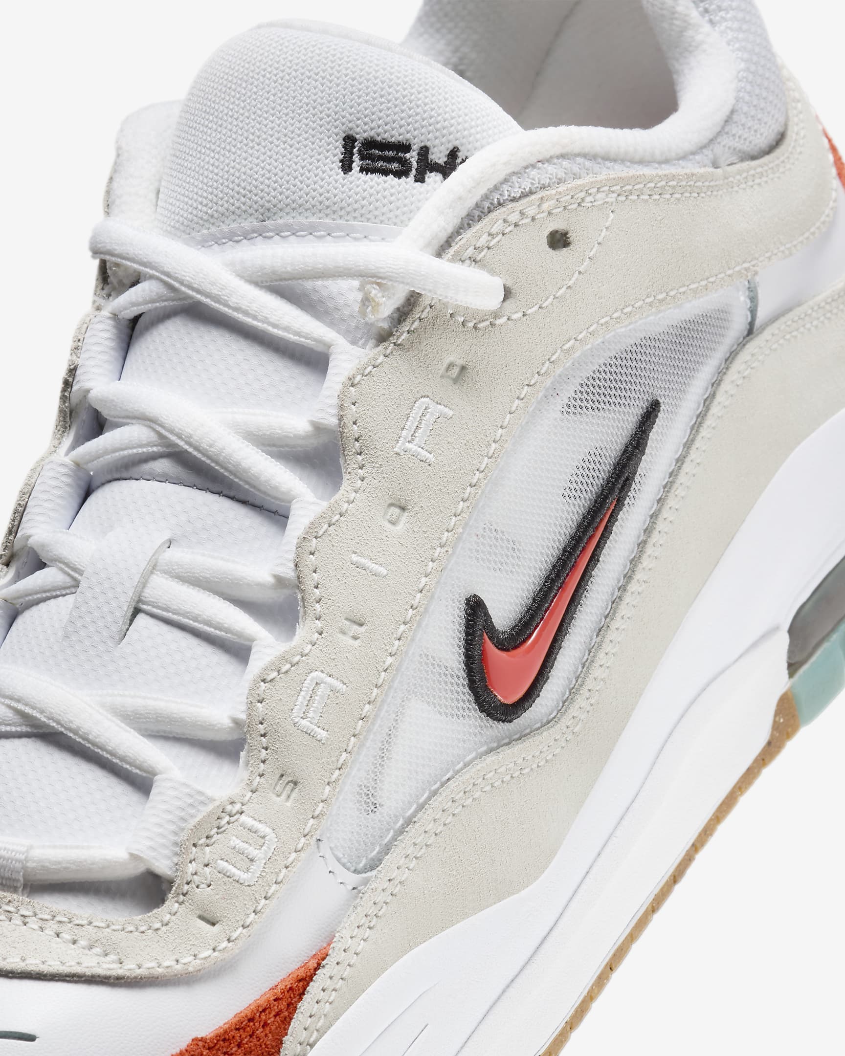 Nike Air Max Ishod Men's Shoes - White/Summit White/Black/Orange