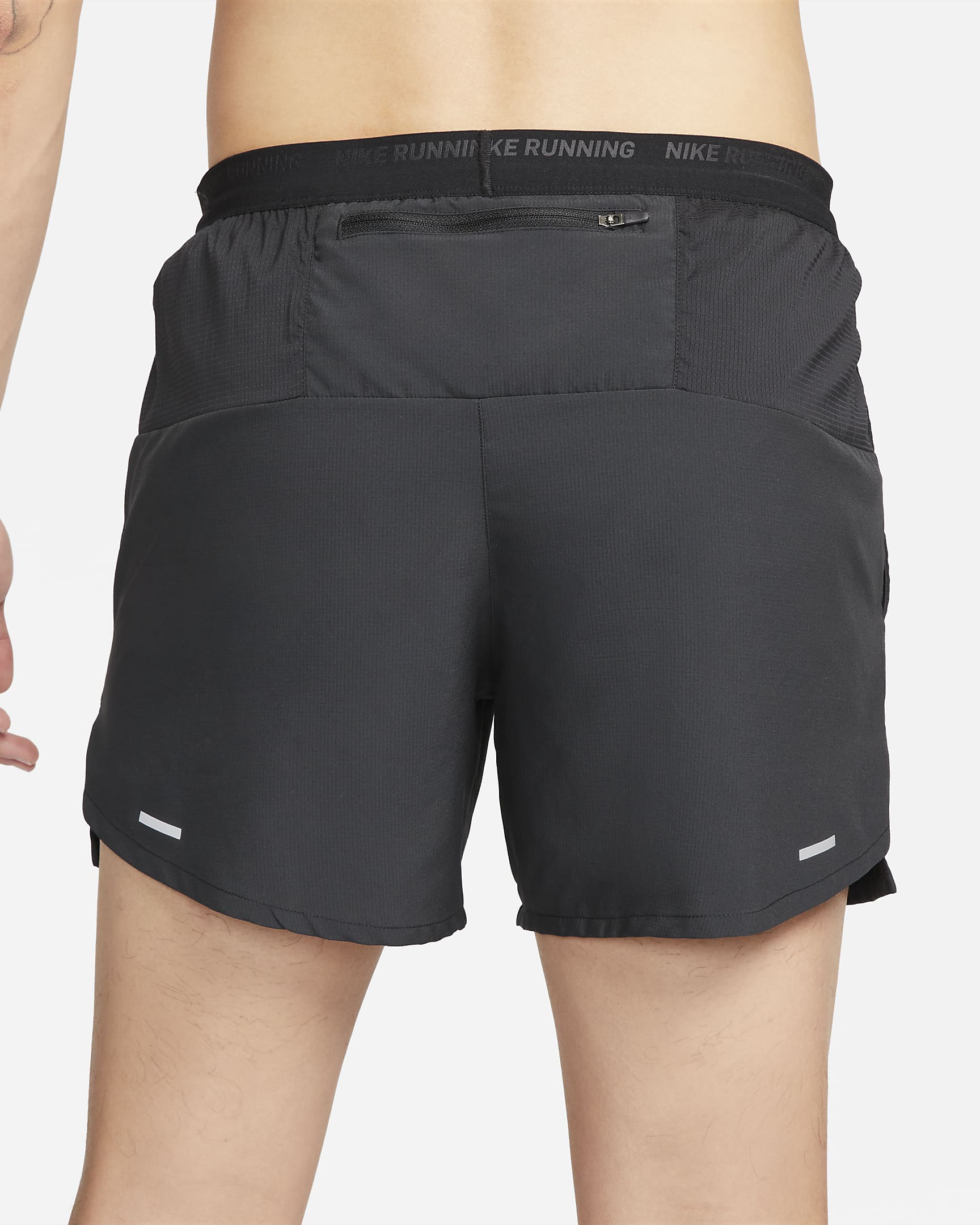 Nike Dri-FIT Stride Men's 5" Brief-Lined Running Shorts - Black/Black