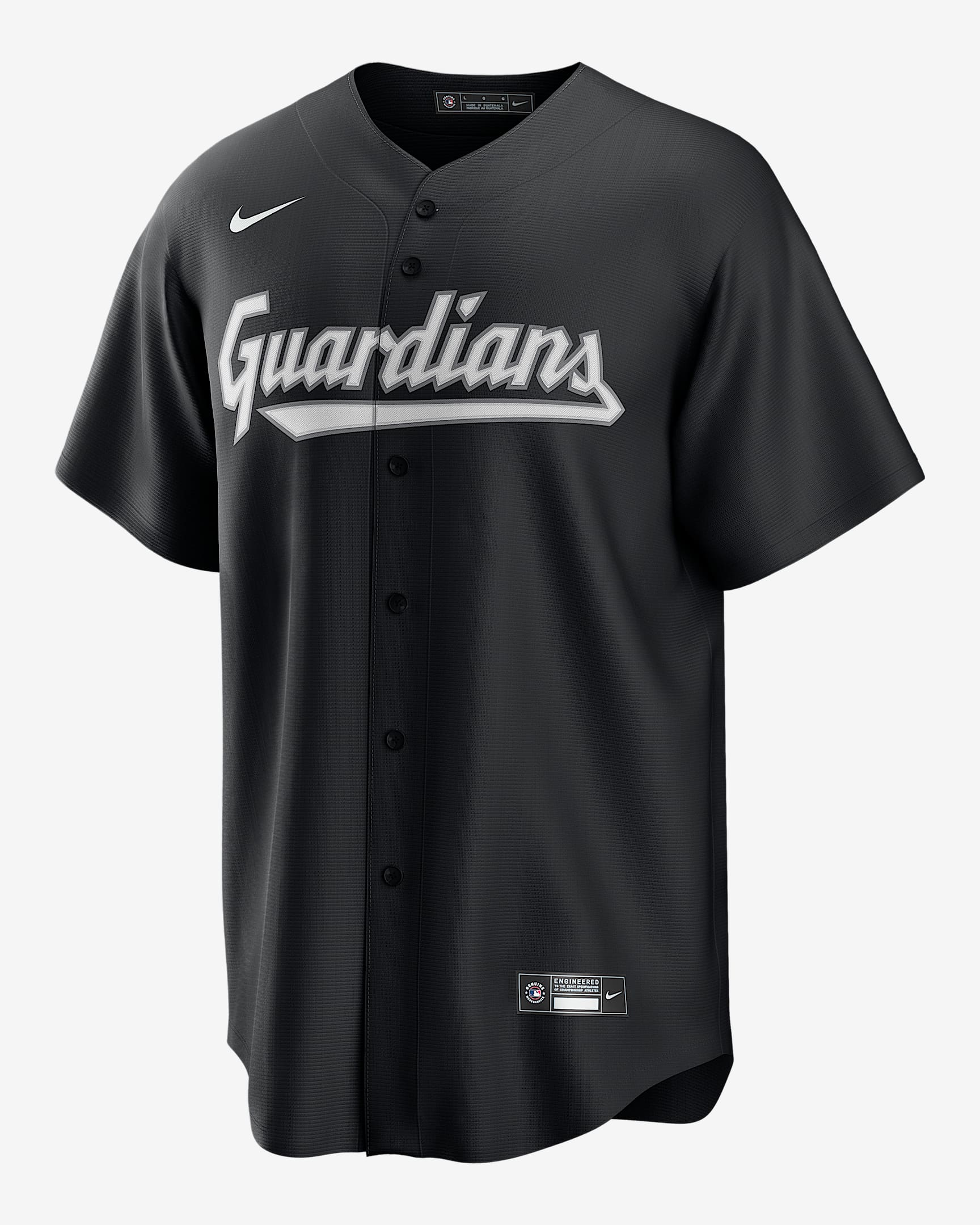 José Ramírez Cleveland Guardians Men's Nike MLB Replica Jersey - Black