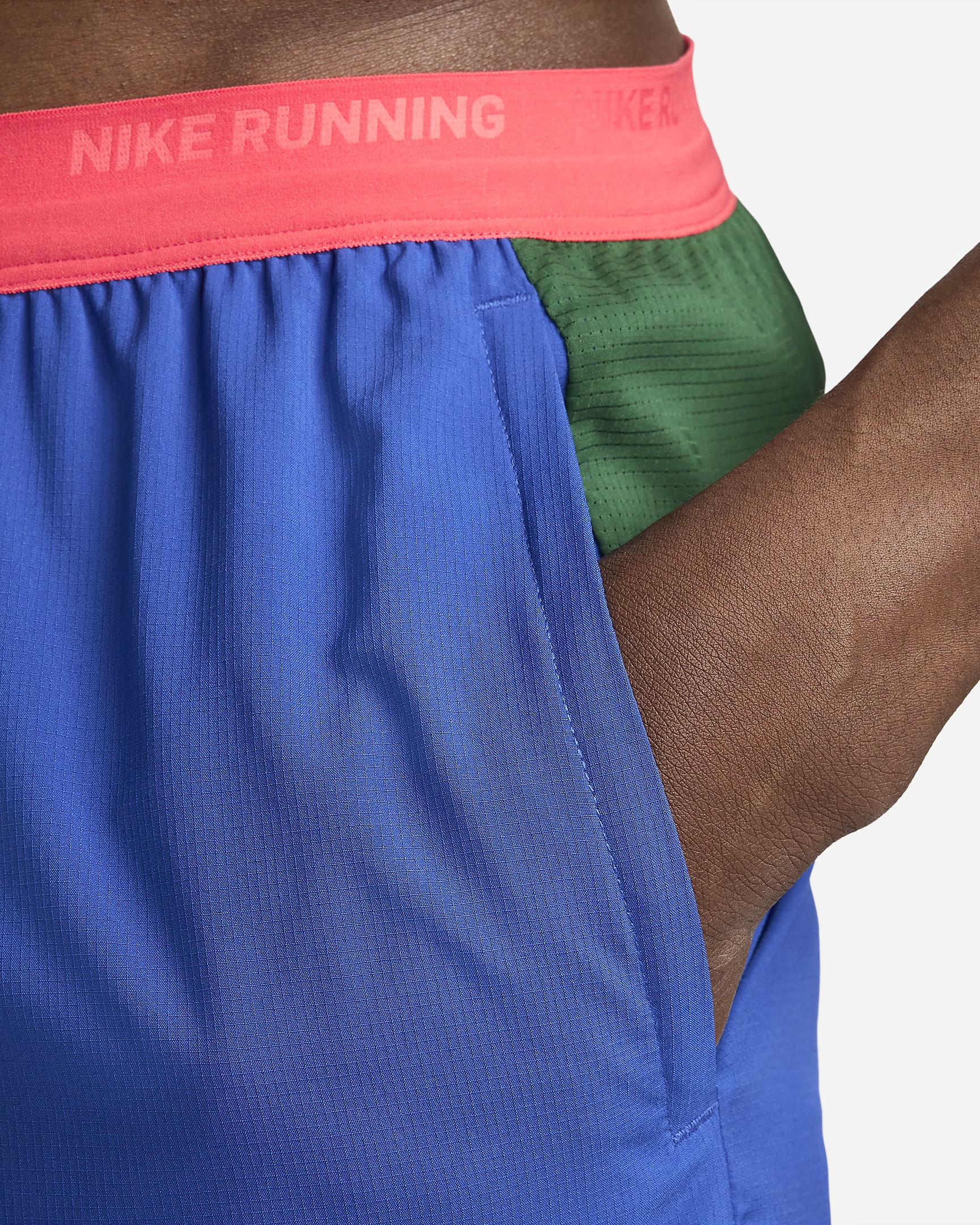 Nike Stride Men's Dri-FIT 5" Brief-Lined Running Shorts - Game Royal/Off Noir/Gorge Green