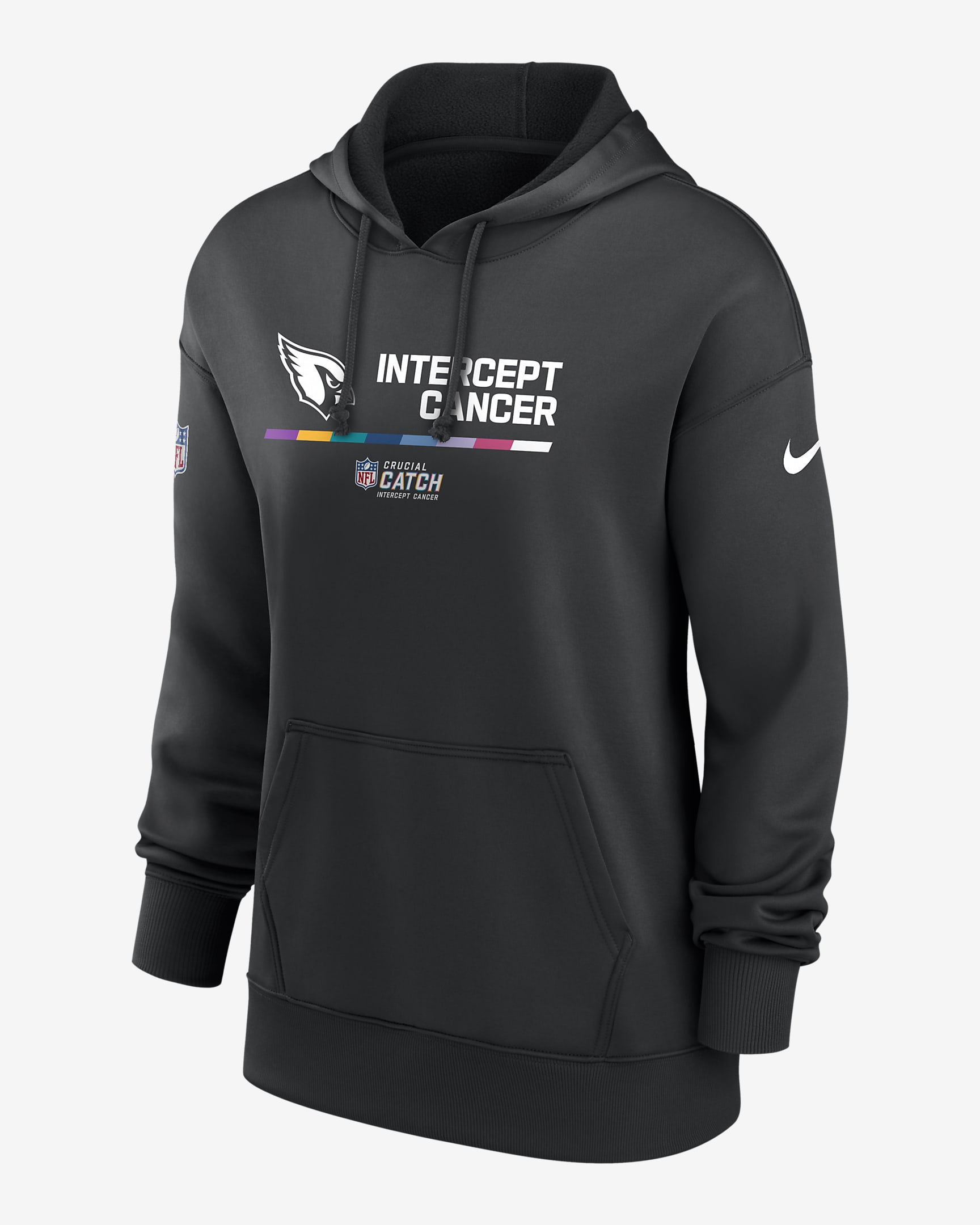 Nike Dri-fit Crucial Catch (nfl Arizona Cardinals) Women's Pullover 