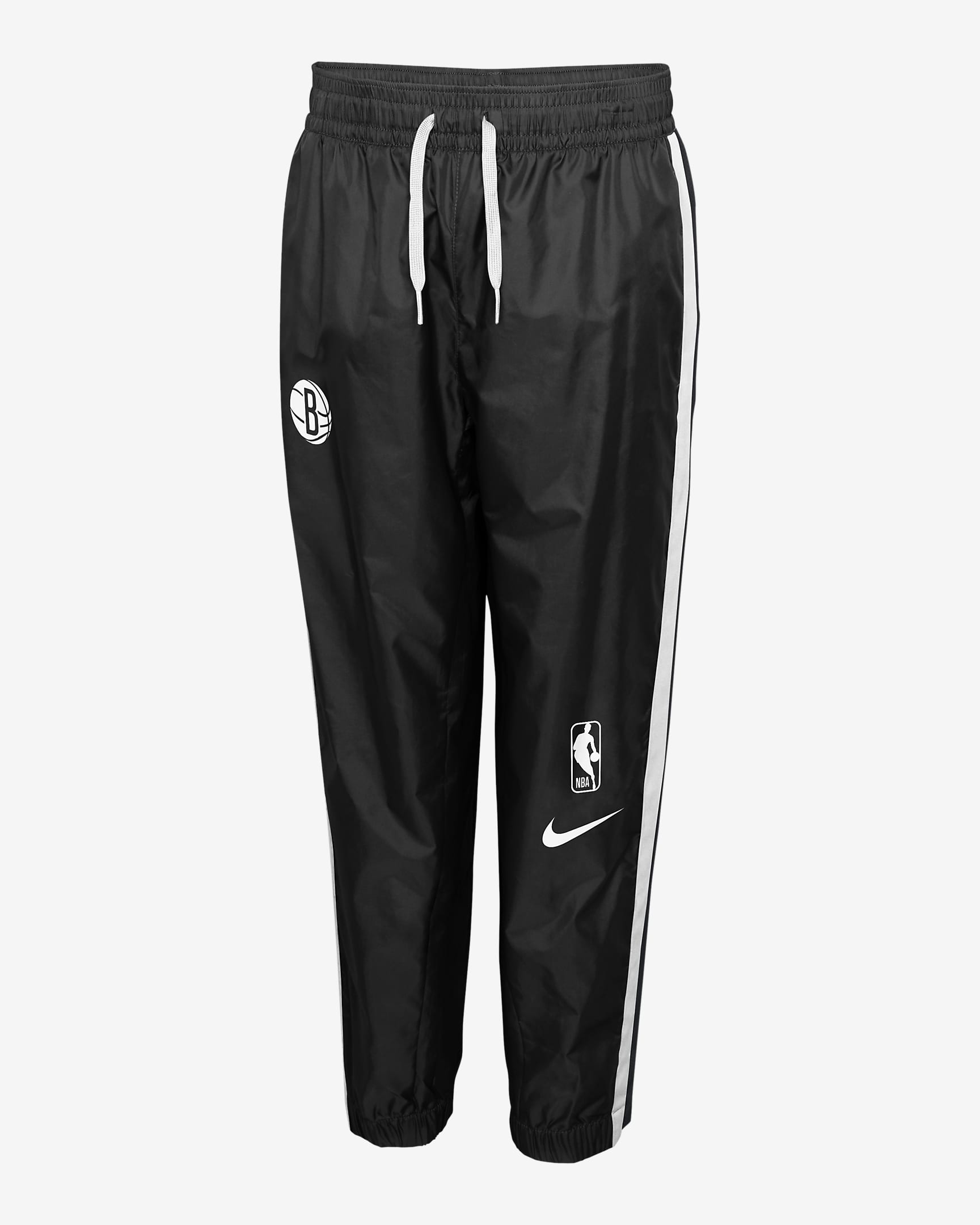 Brooklyn Nets Courtside Older Kids' (Boys') Nike NBA Tracksuit - Black