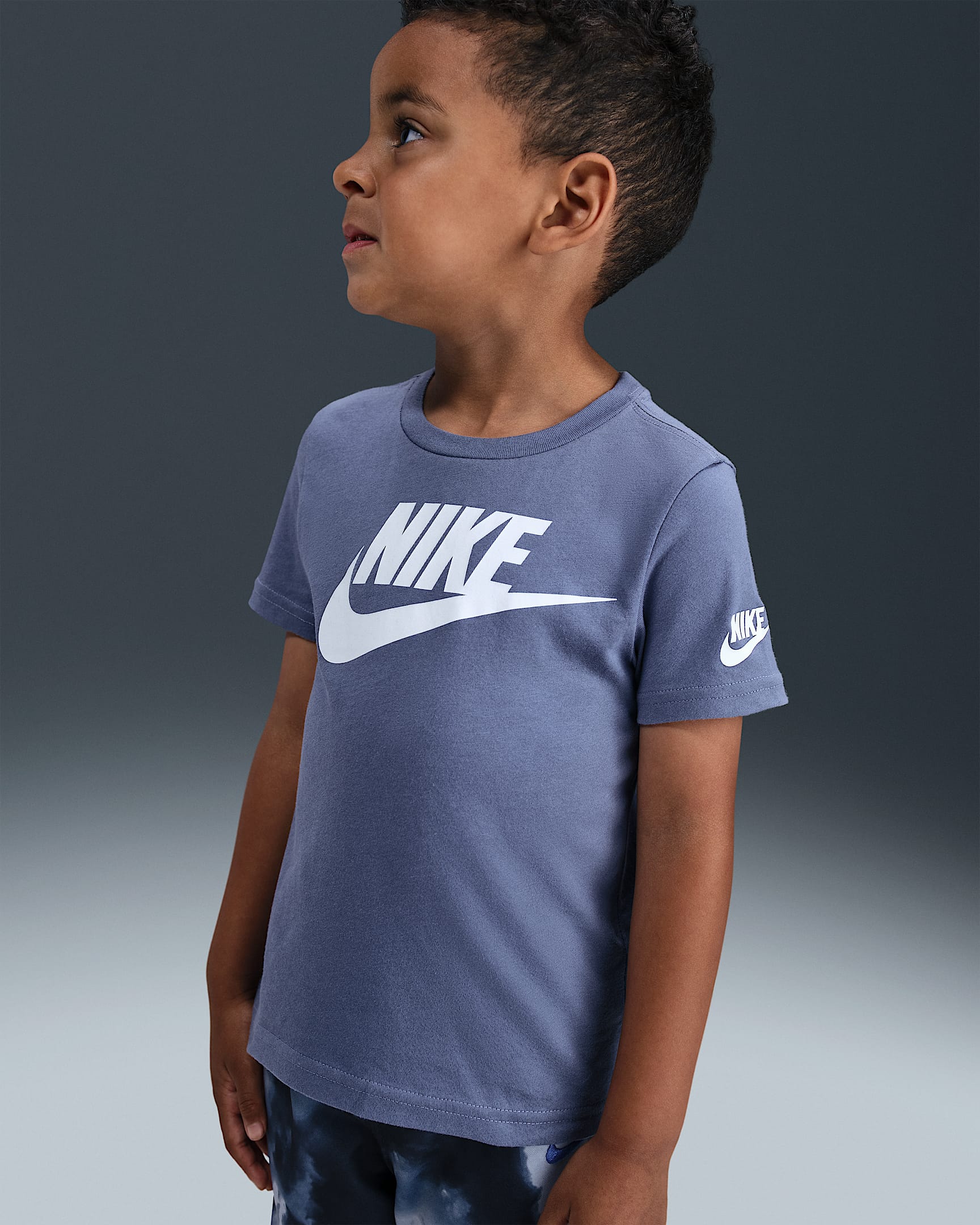 Nike Futura Toddler Evergreen T-Shirt - World Indigo