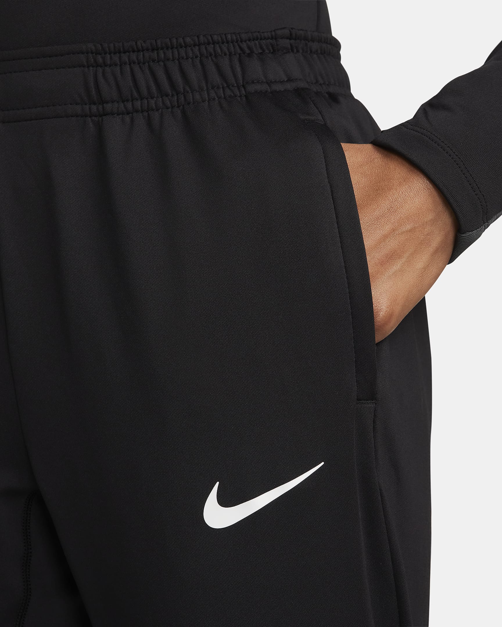 Nike Strike voetbalbroek met Dri-FIT voor dames - Zwart/Anthracite/Wit