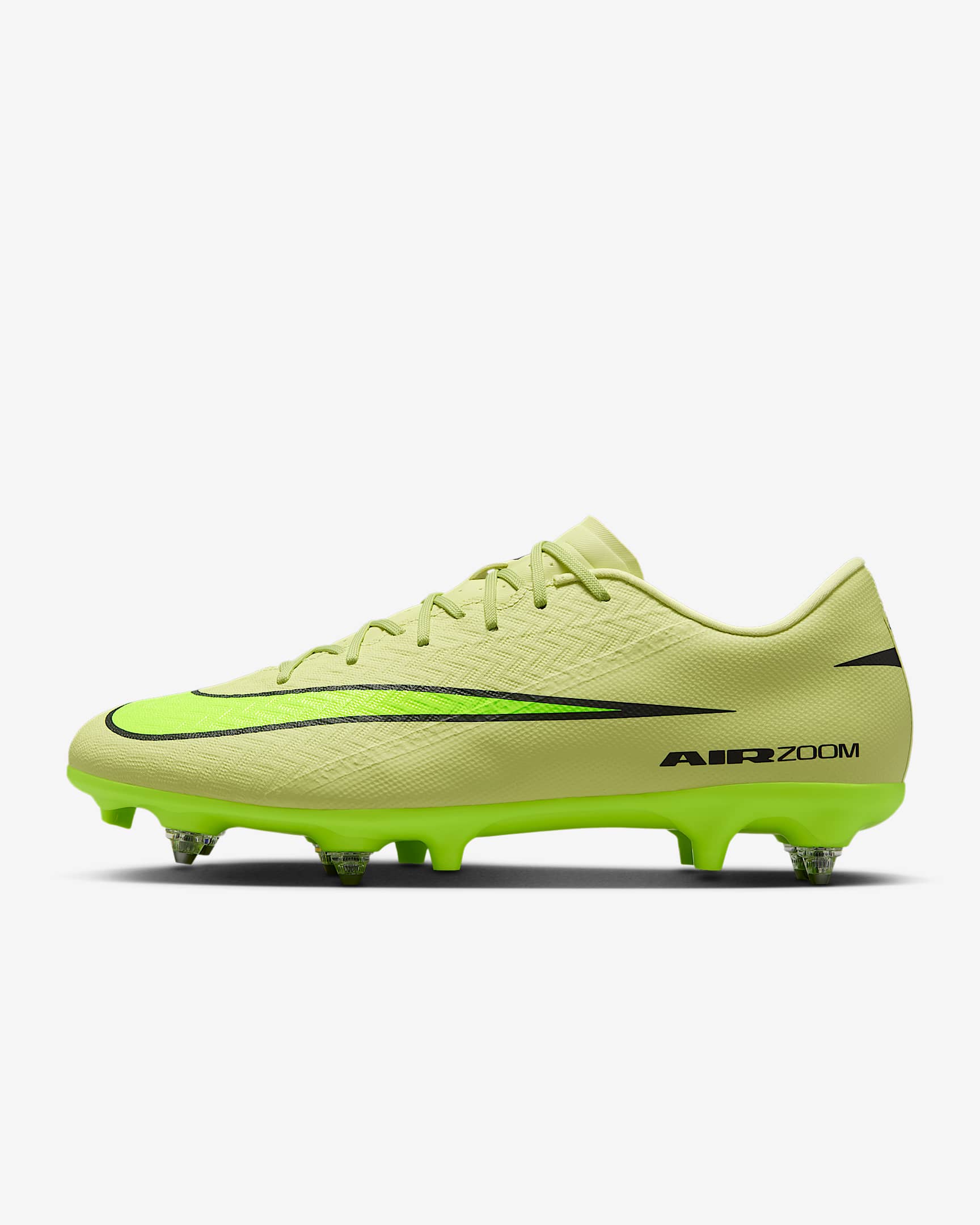 Nike Mercurial Vapor 16 Academy Soft-Ground Low-Top Football Boot - Limelight/Hyper Crimson/Volt