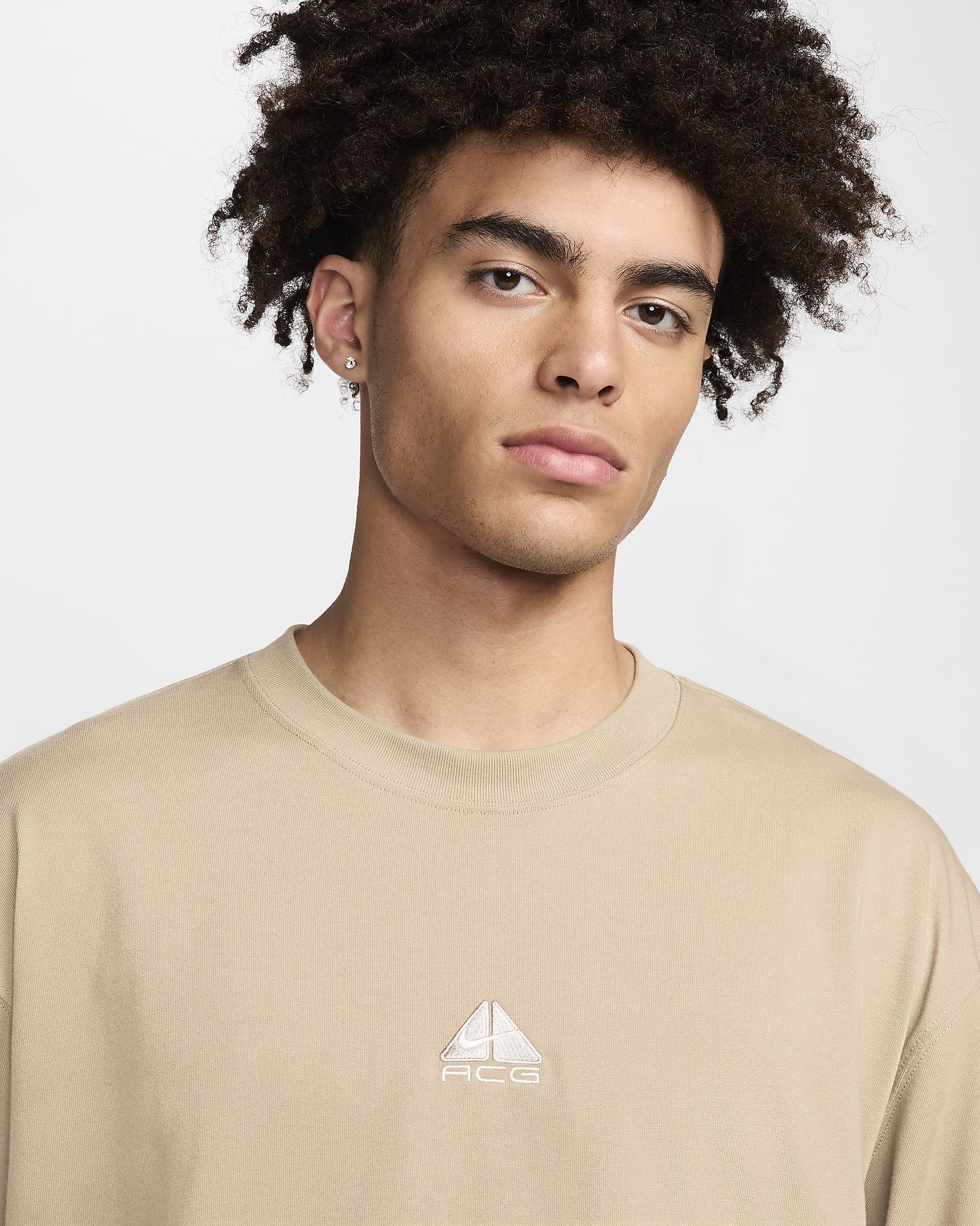 Långärmad t-shirt Nike ACG "Lungs" för män - Khaki