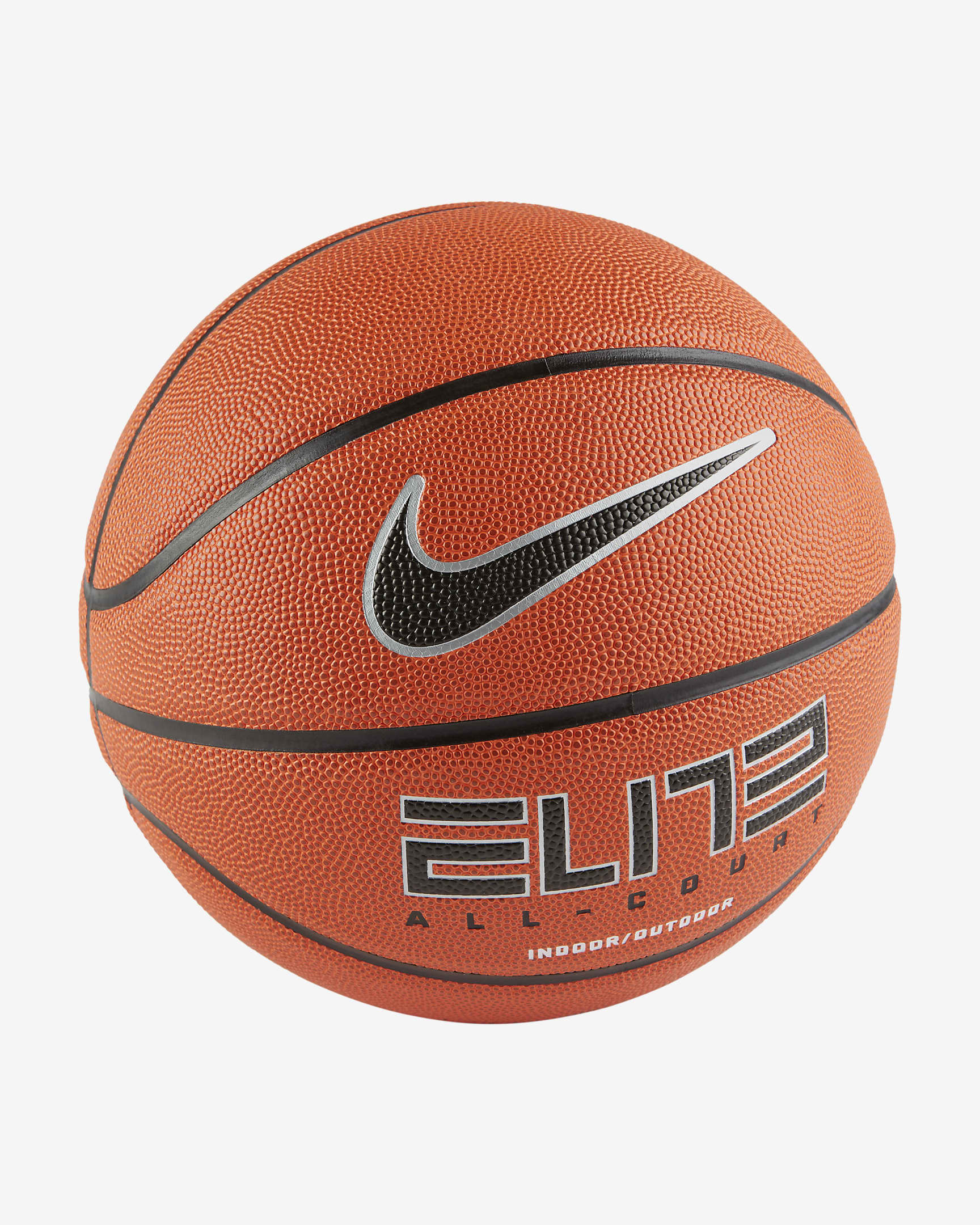 Basketboll Nike Elite All-Court 8P (ouppblåst) - Sport Orange/Svart/Metallic Silver/Svart