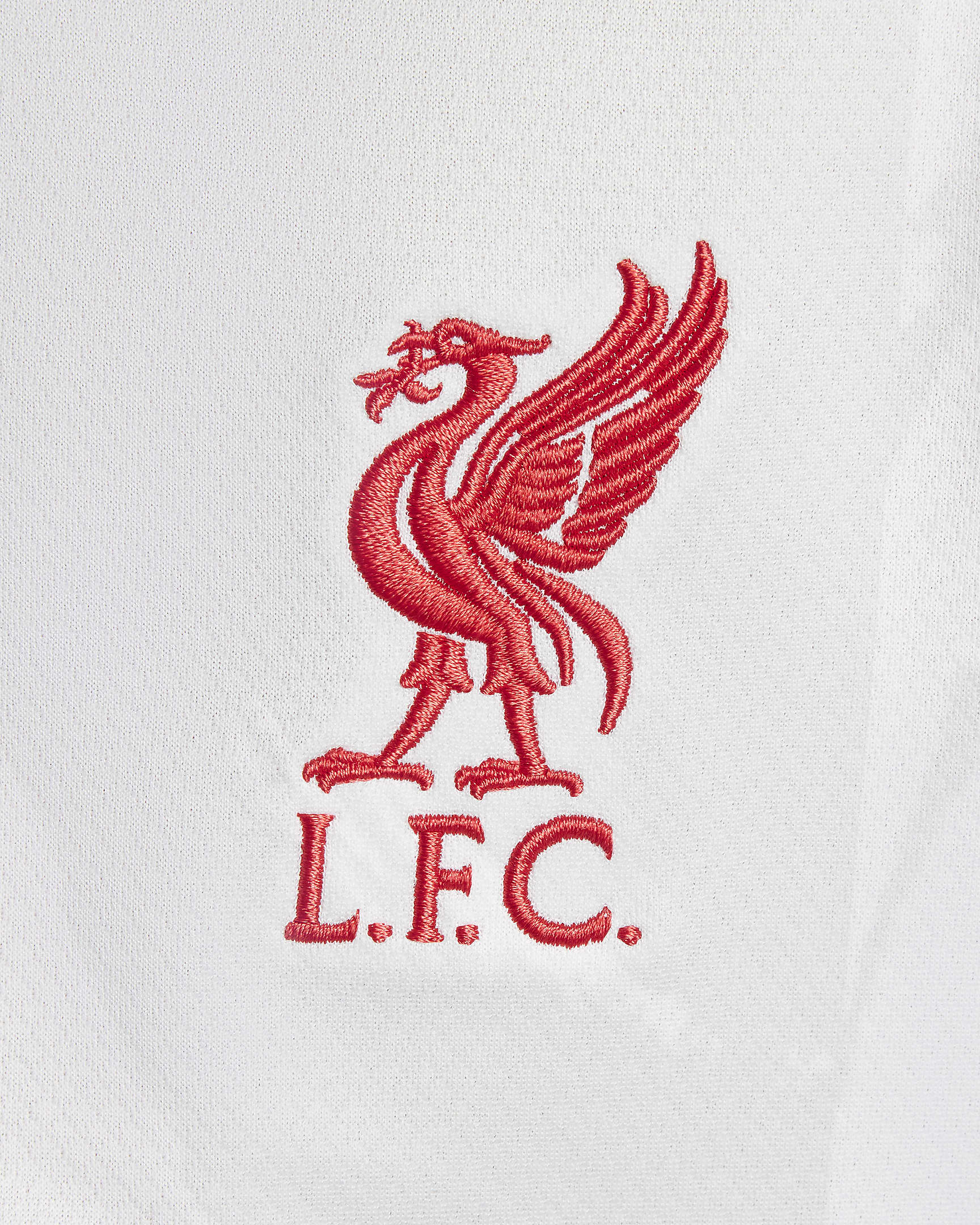 Liverpool FC 2024/25 Stadium Derde Nike Dri-FIT replicavoetbalshirt voor kids - Wit/Pure Platinum/Zwart/Global Red