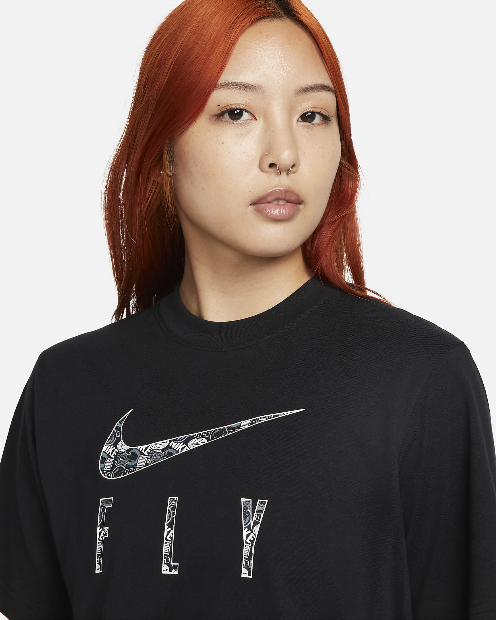 Nike Dri-FIT Swoosh Fly Women's T-Shirt. Nike ID