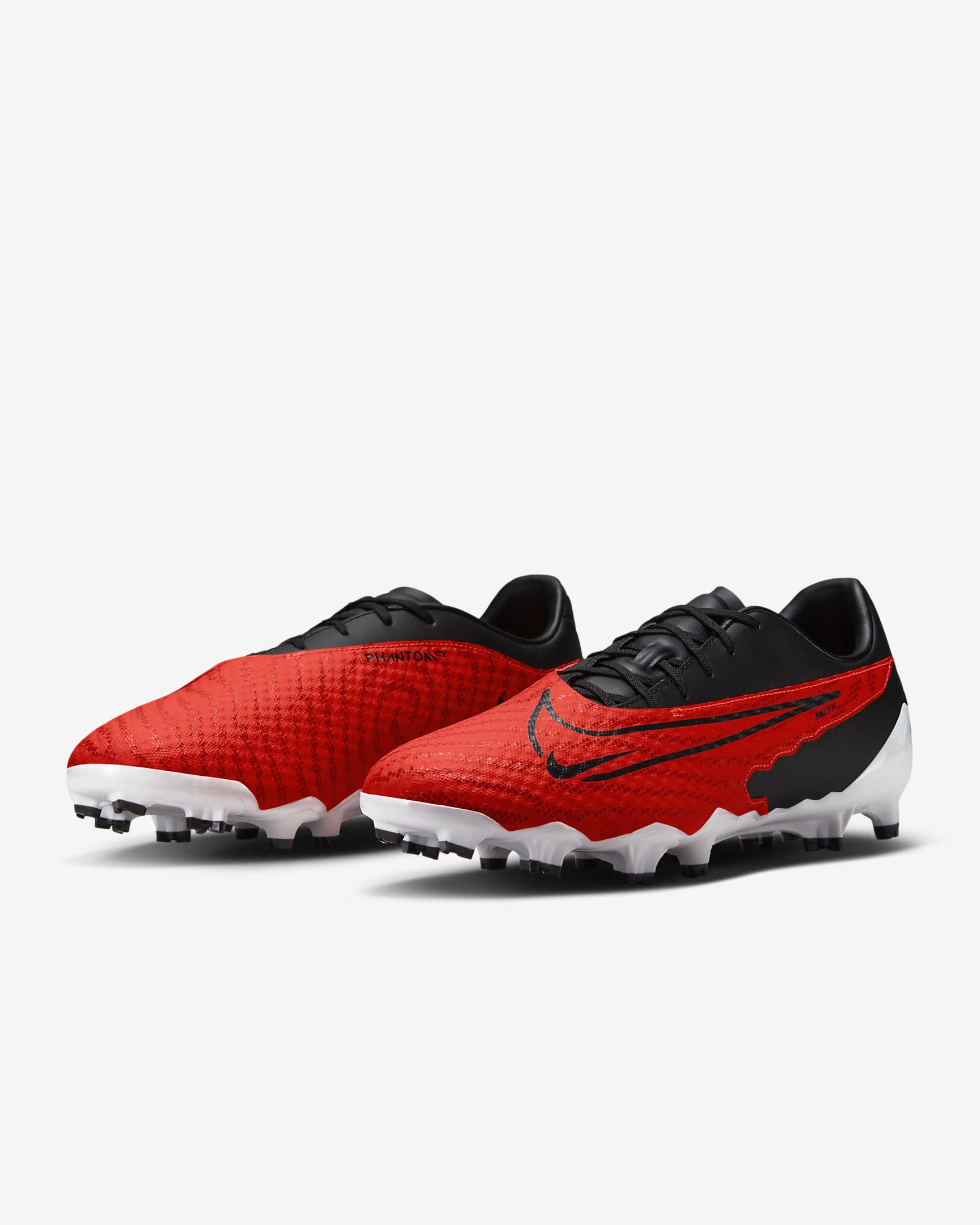 Nike Phantom GX Academy Multi-Ground Low-Top Football Boot - Bright Crimson/White/University Red/Black