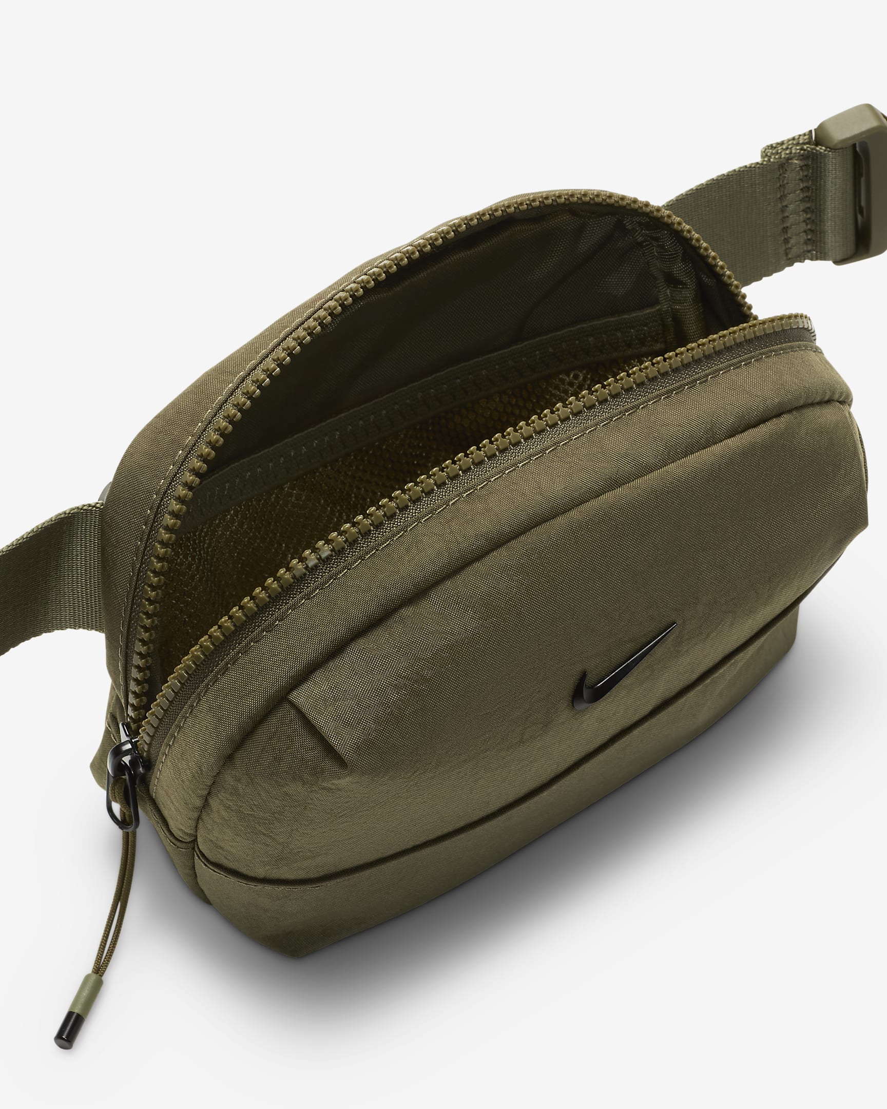 กระเป๋าพาดลำตัว Nike Aura (2 ล.) - Medium Olive/Medium Olive/ดำ