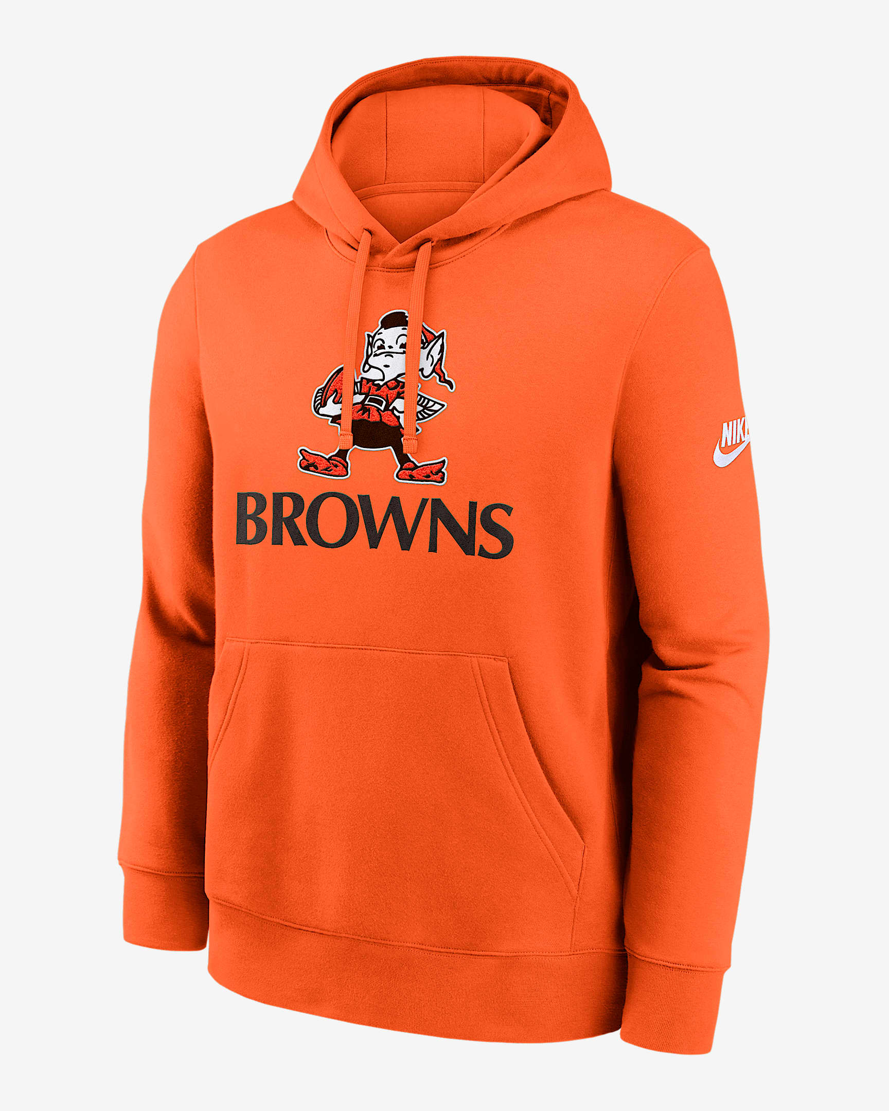 Cleveland Browns Best Season Rewind Club Men's Nike NFL Pullover Hoodie - Orange