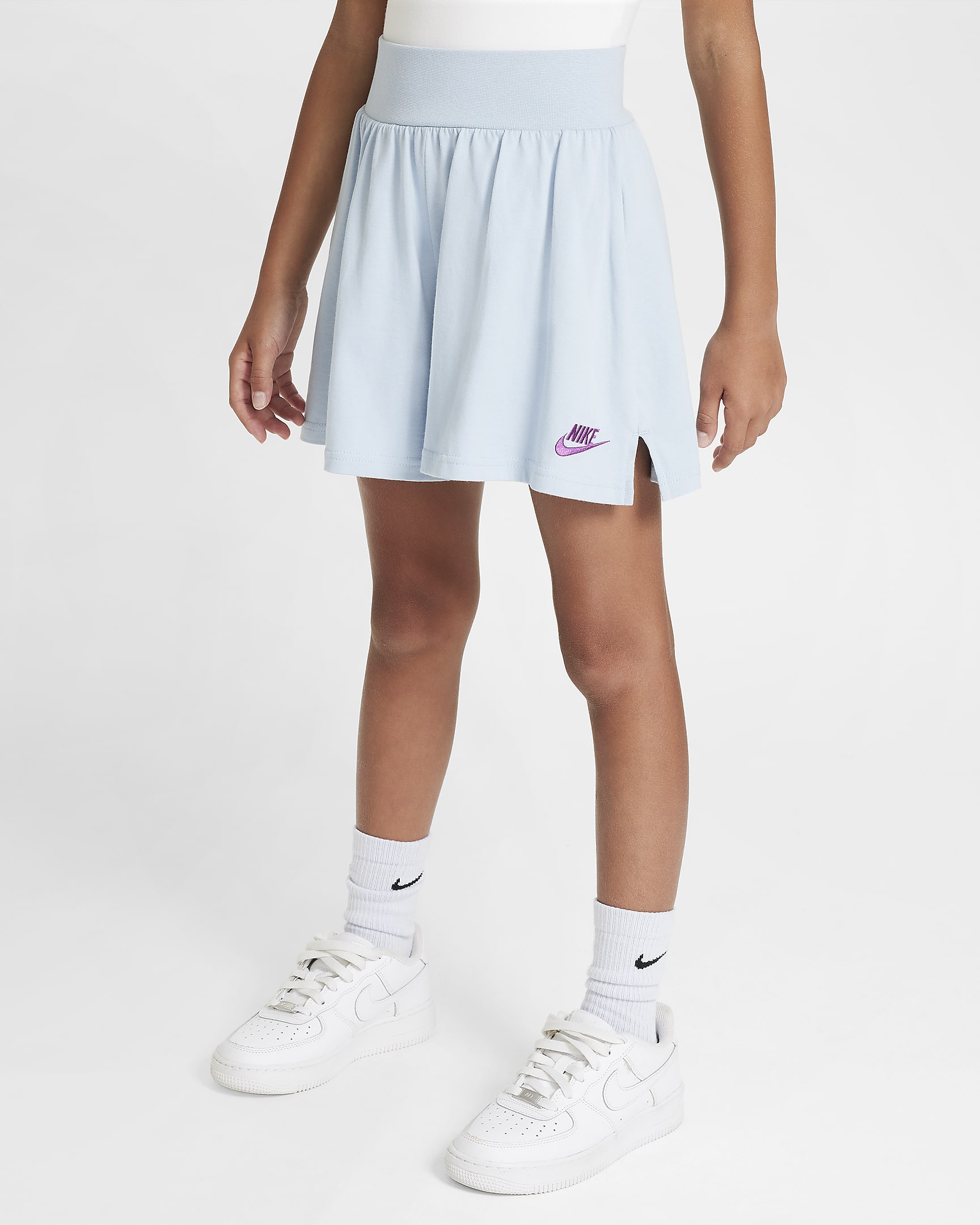 Nike Sportswear Shorts für ältere Kinder (Mädchen) - Light Armory Blue/Viotech