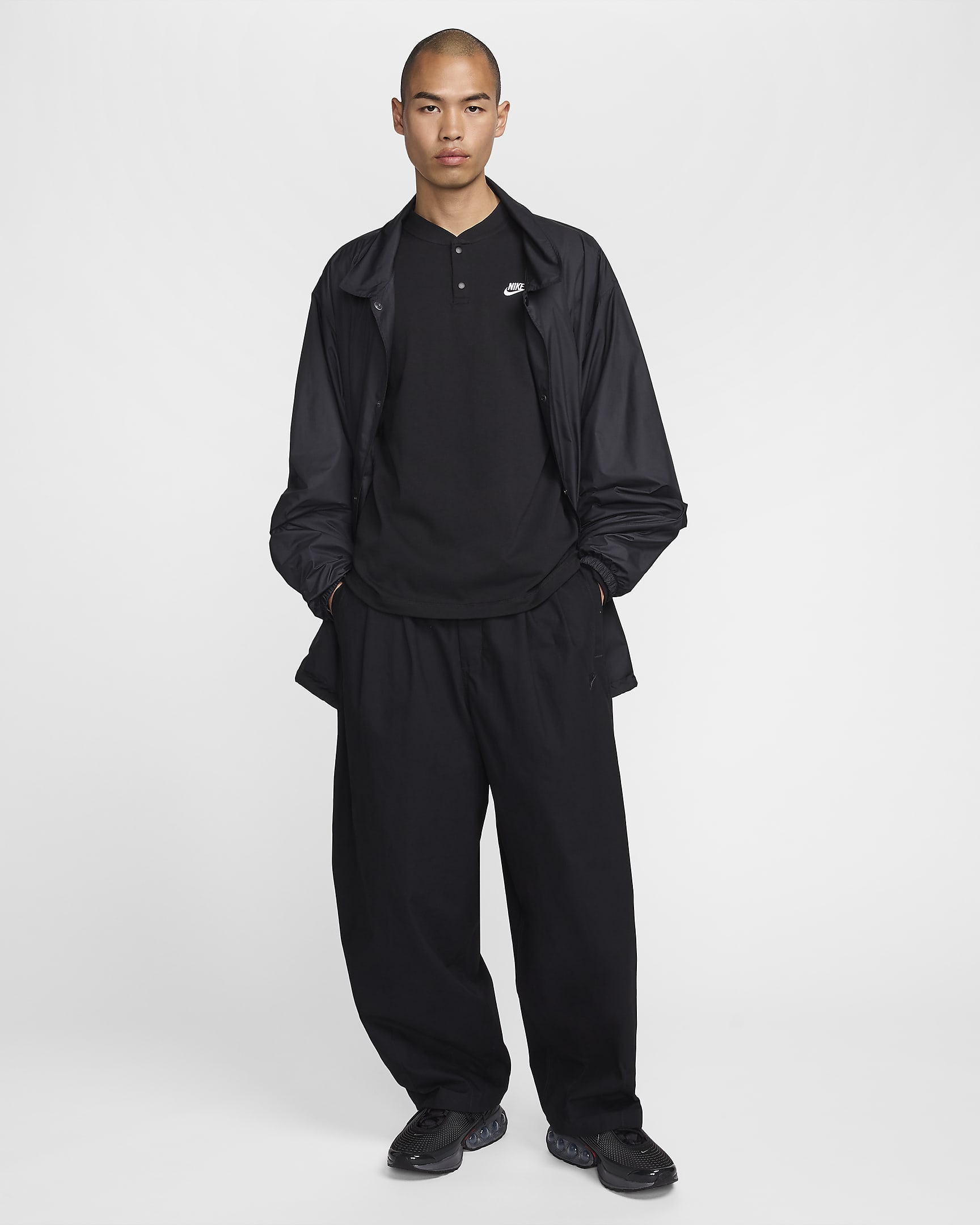 Nike Club Men's Balloon Trousers - Black/Black